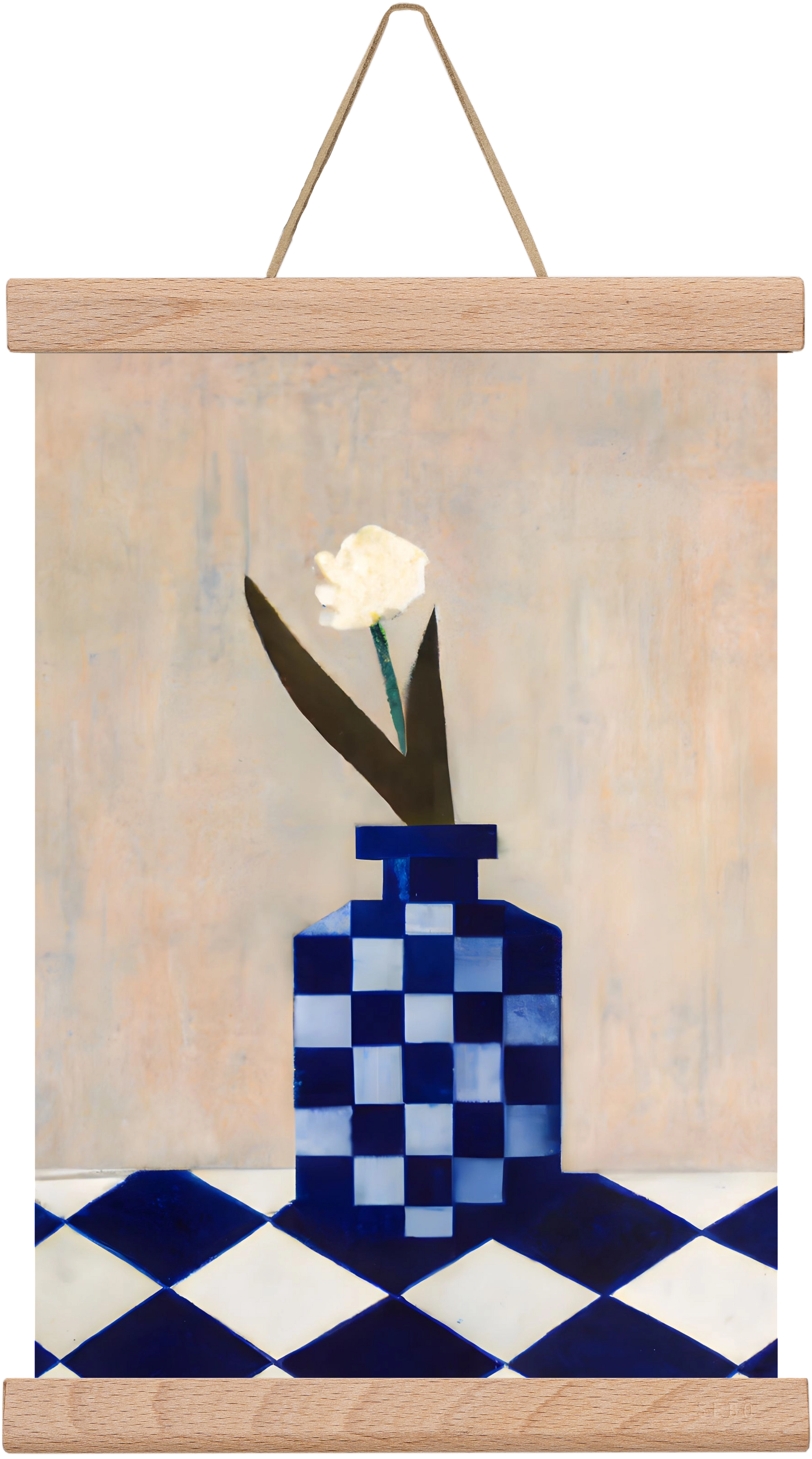 Check the vase, 20x30 cm (20x30 cm), Tölgy akasztó