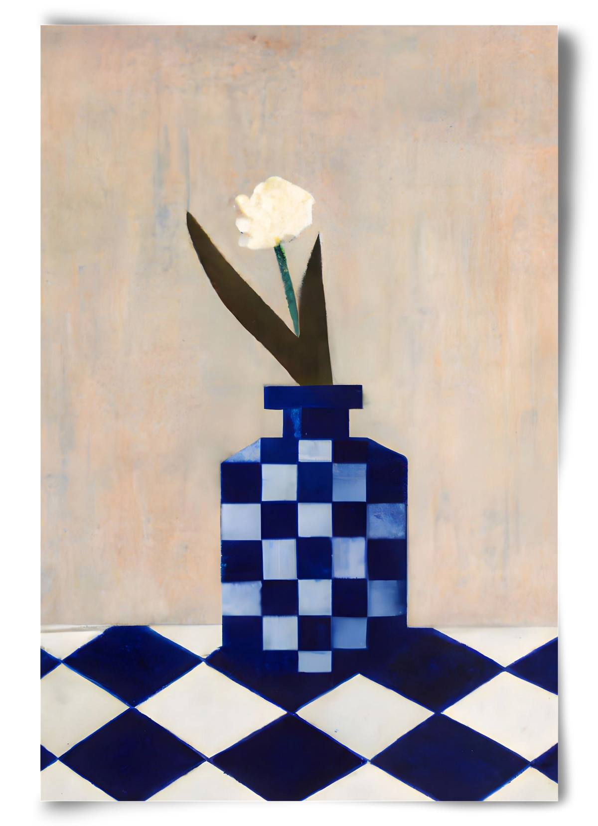 Check the vase, 60x90 cm, Keret nélkül
