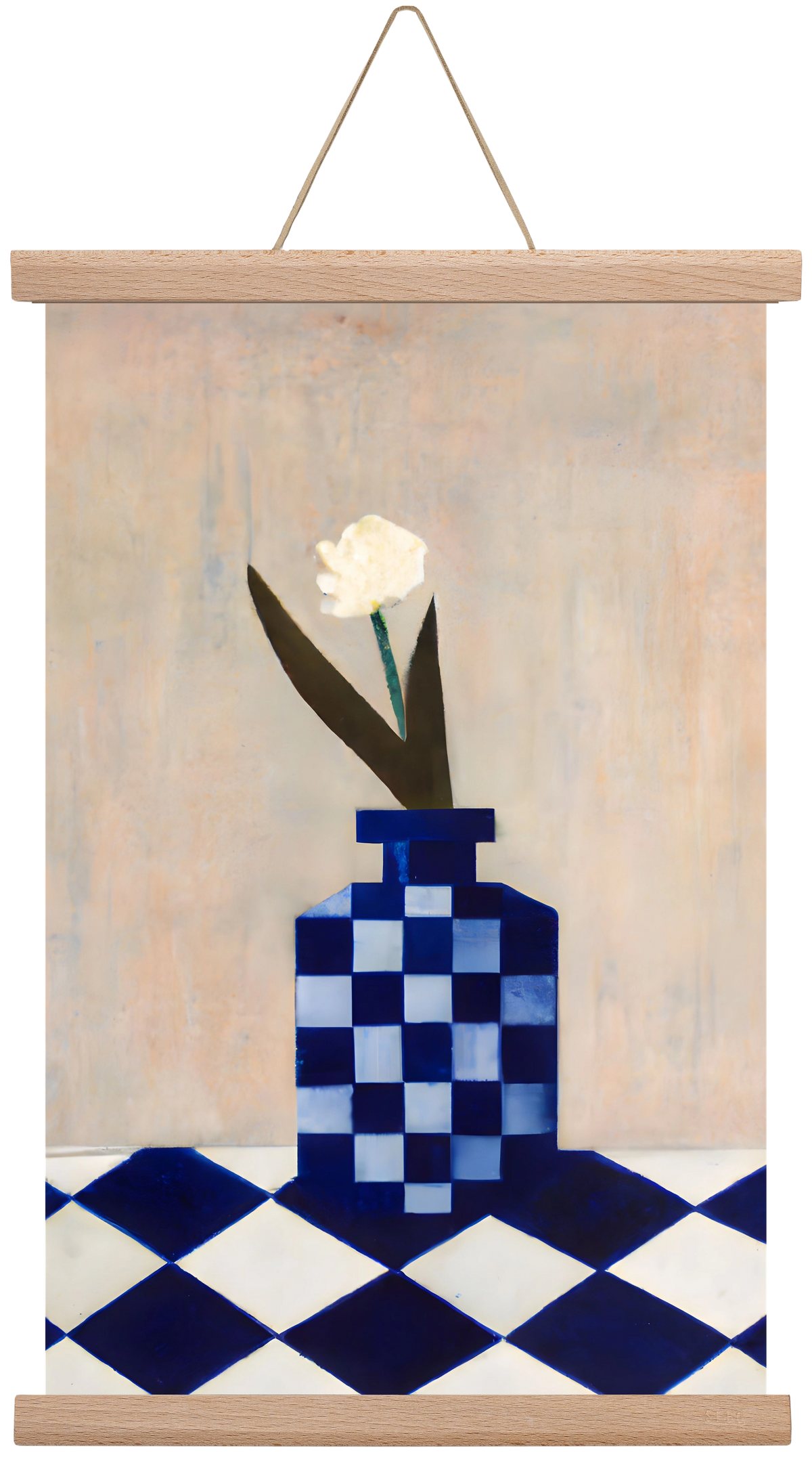 Check the vase, 30x45 cm (30x45 cm), Tölgy akasztó