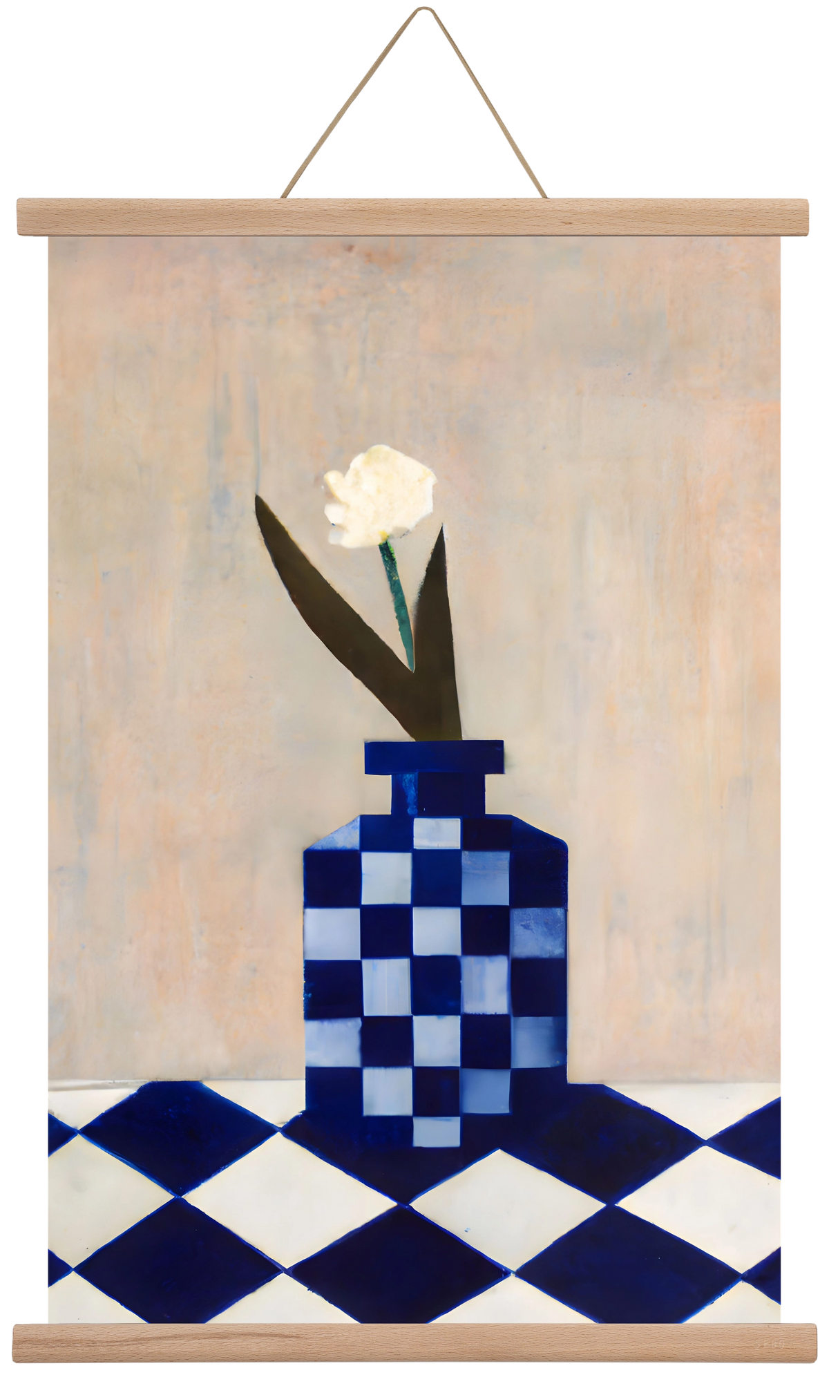 Check the vase, 40x60 cm (40x60 cm), Tölgy akasztó