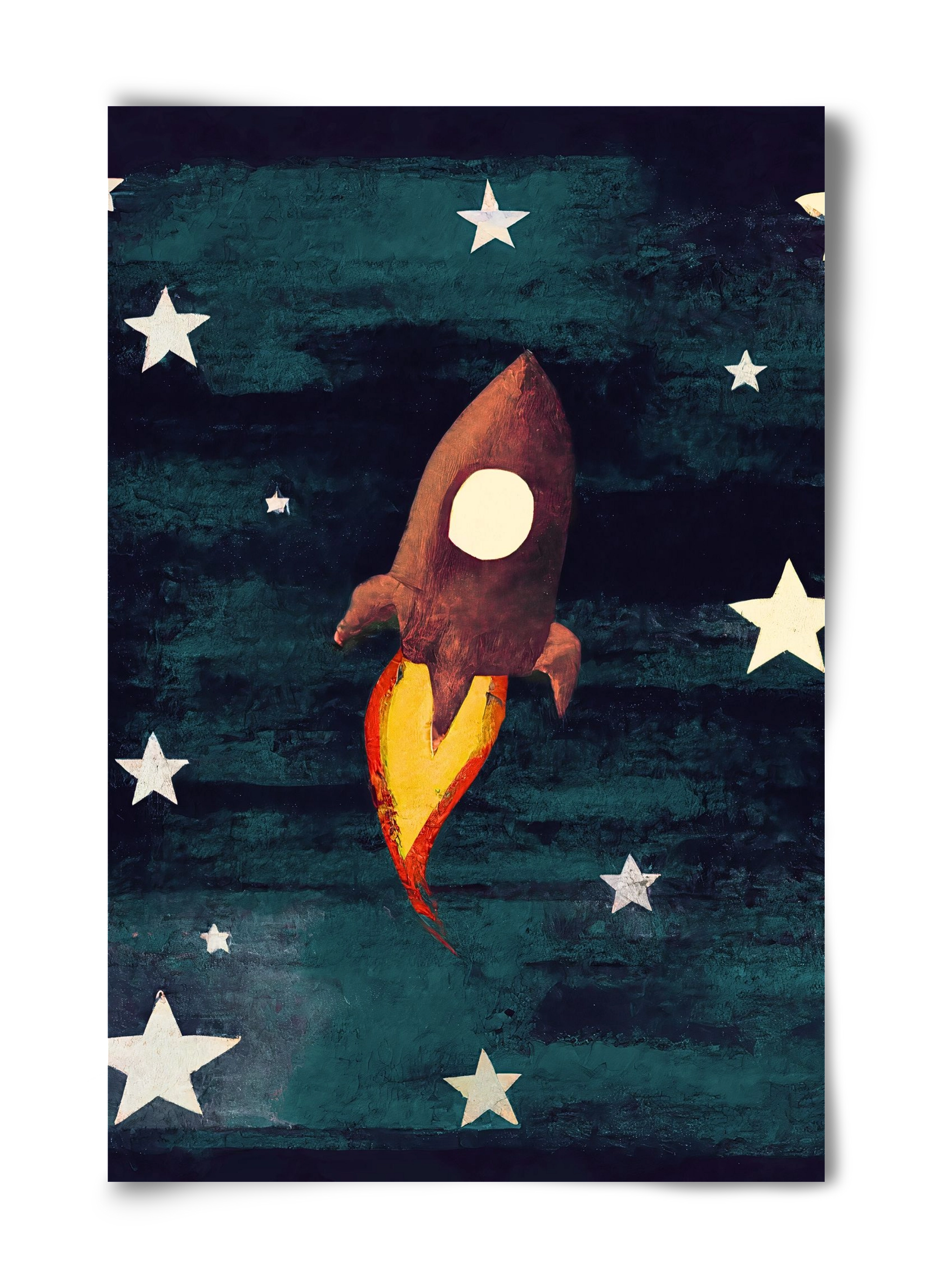 Rocket love, 40x60 cm, Keret nélkül