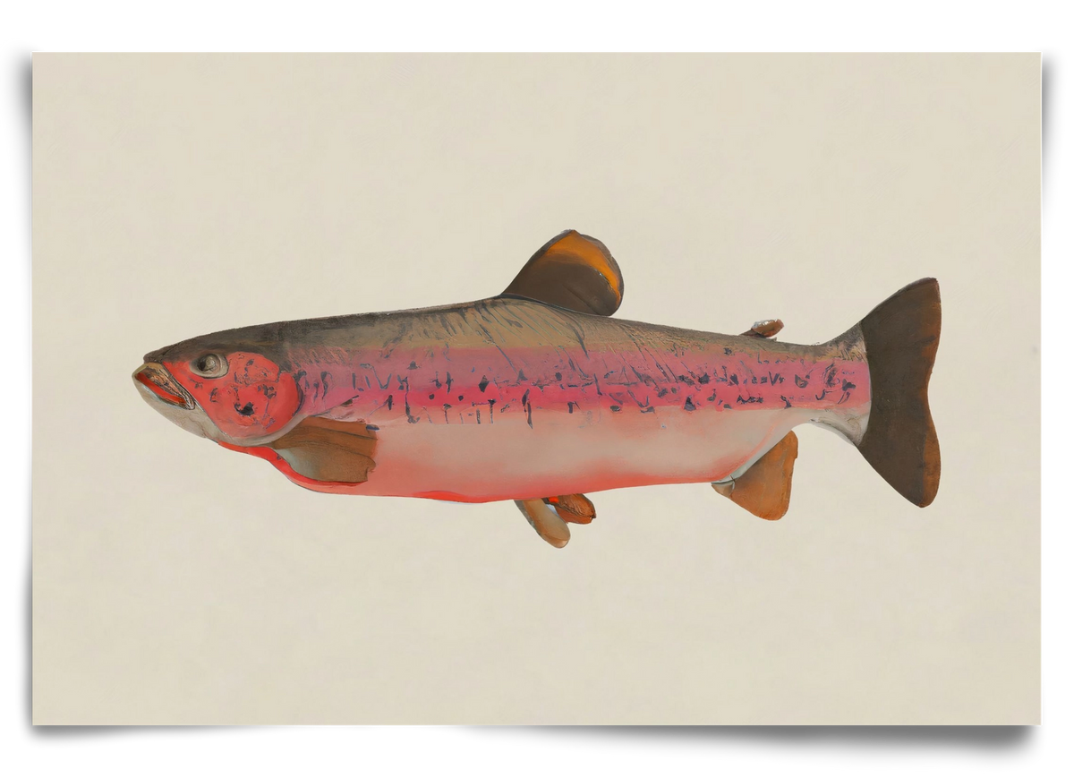 Fishy, 90x60 cm, Keret nélkül