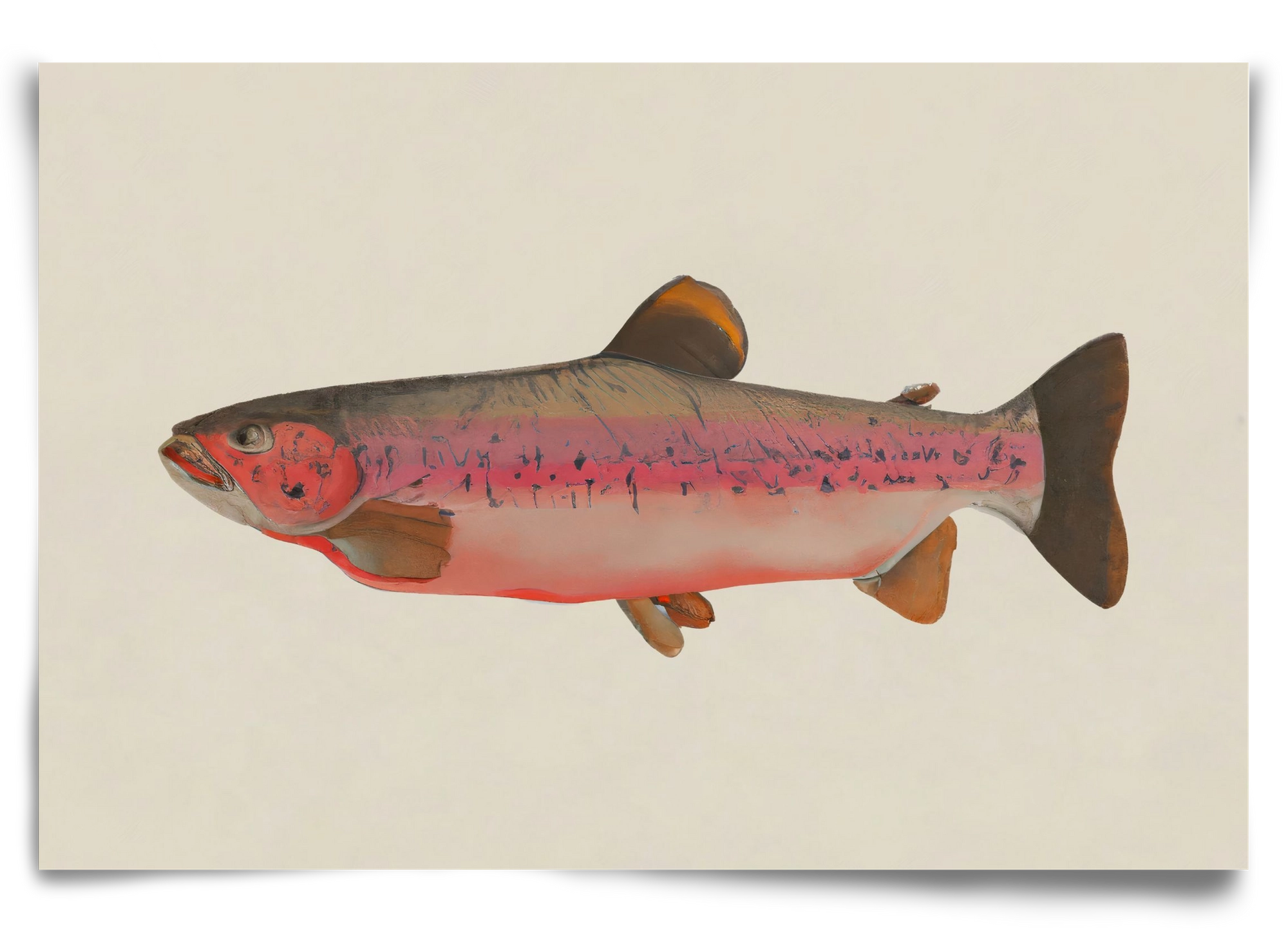 Fishy, 90x60 cm, Keret nélkül