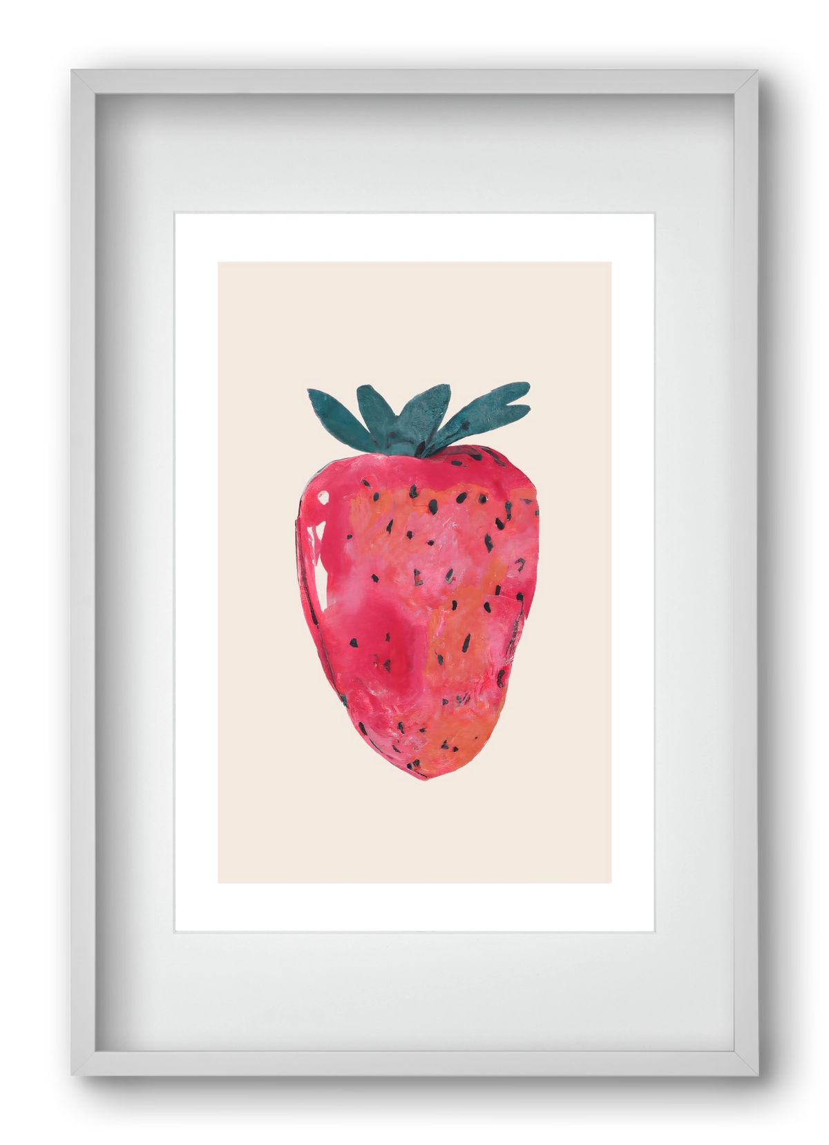 Fresa, 40x60 cm (30x45 cm), Fehér keret, paszpartuval