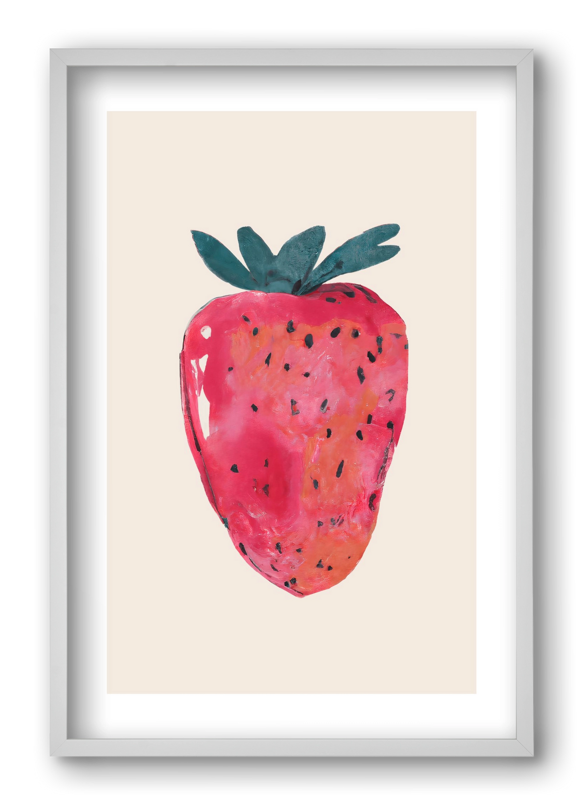 Fresa, 40x60 cm (40x60 cm), Fehér keret