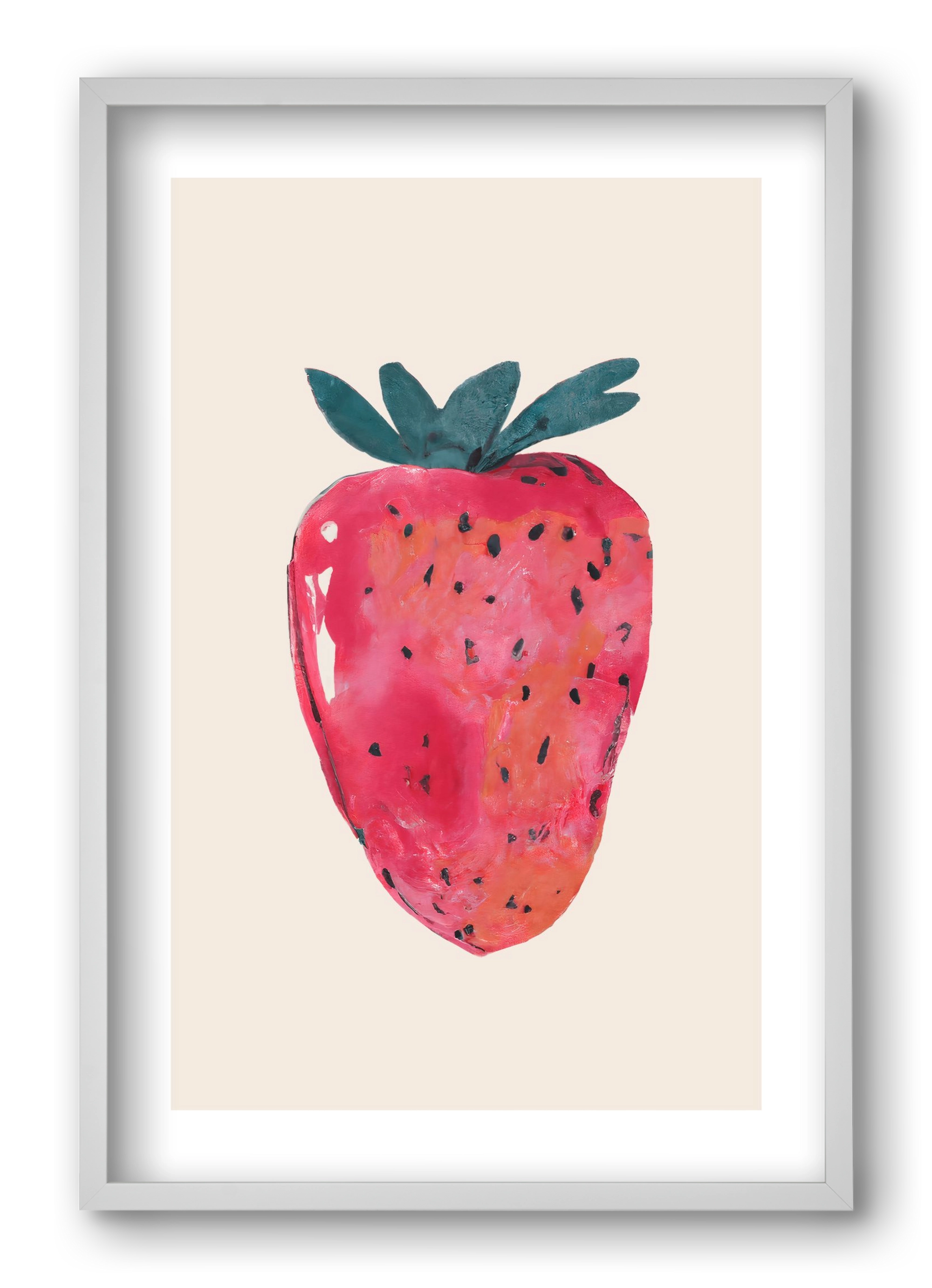 Fresa, 40x60 cm (40x60 cm), Fehér keret