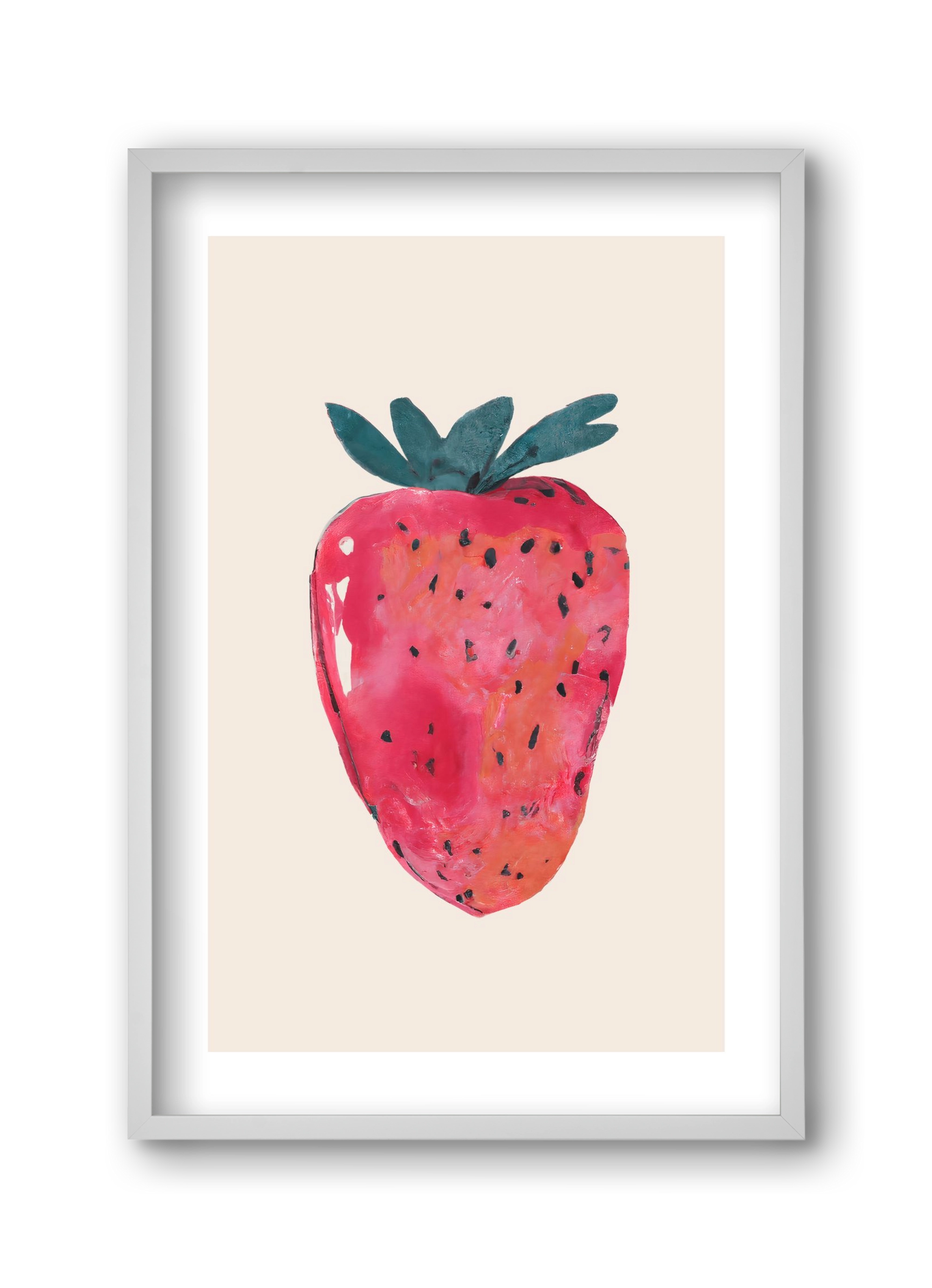 Fresa, 30x45 cm (30x45 cm), Fehér keret