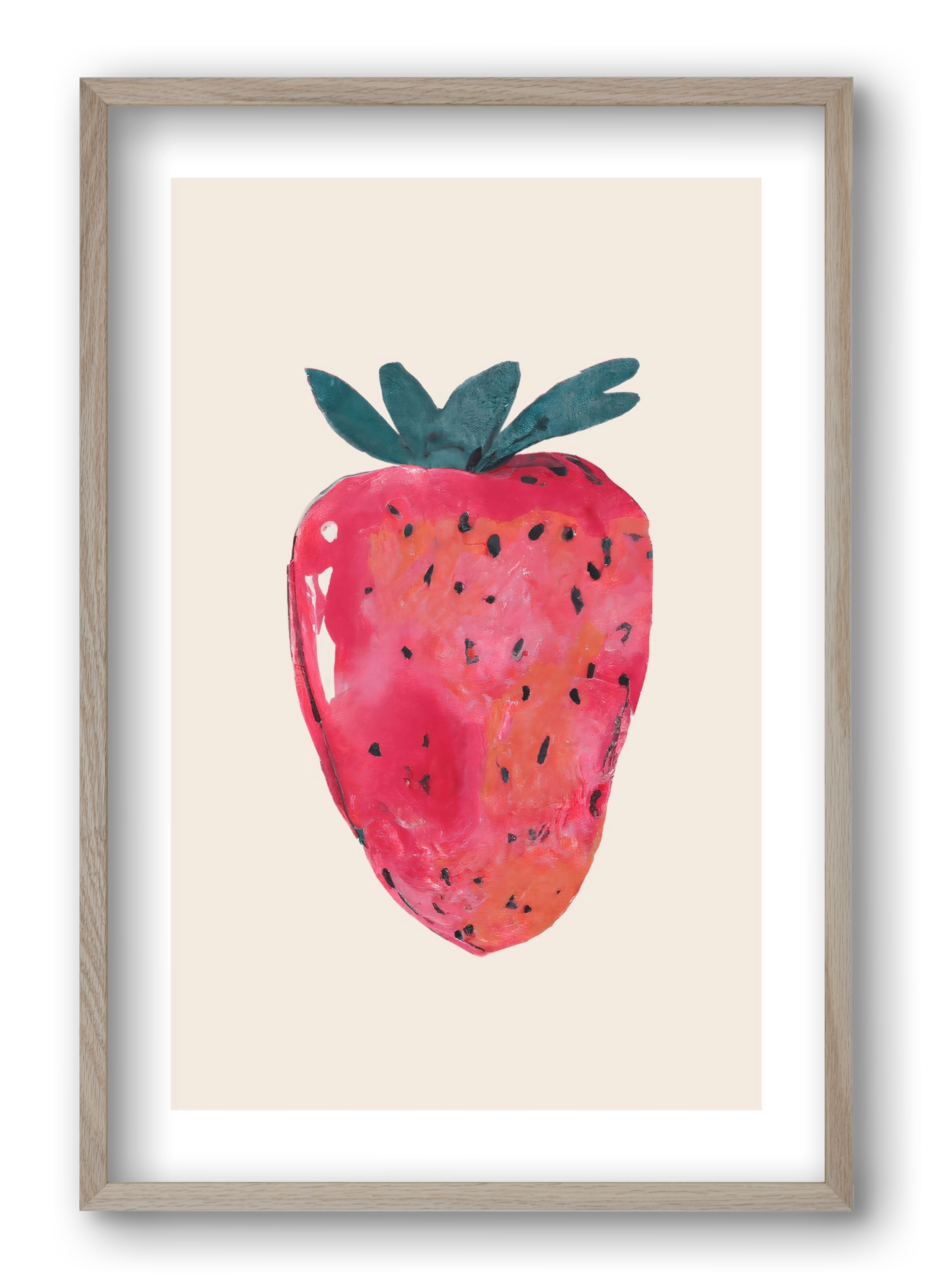 Fresa, 40x60 cm (40x60 cm), Tölgy keret