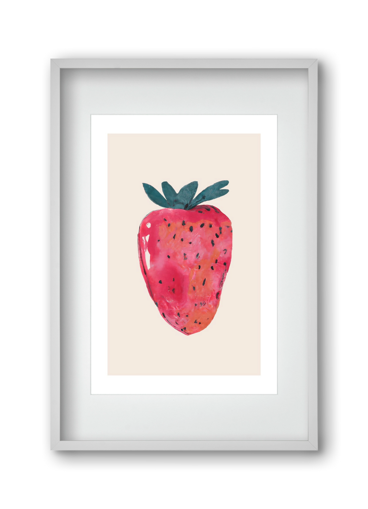 Fresa, 30x45 cm (20x30 cm), Fehér keret, paszpartuval