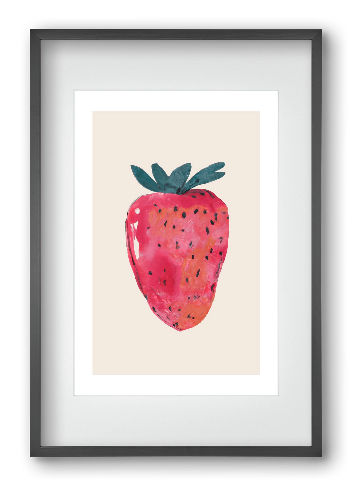 Fresa, 40x60 cm (30x45 cm), Fekete keret, paszpartuval