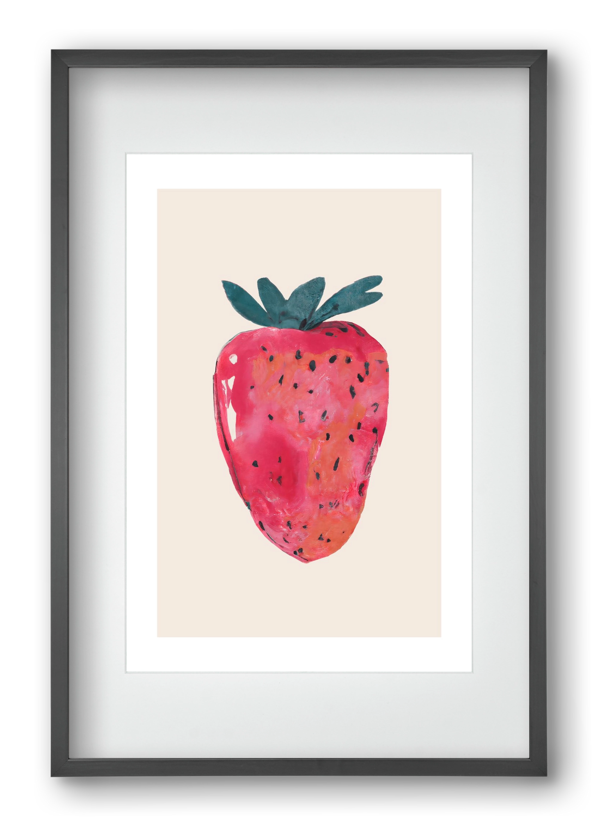 Fresa, 40x60 cm (30x45 cm), Fekete keret, paszpartuval