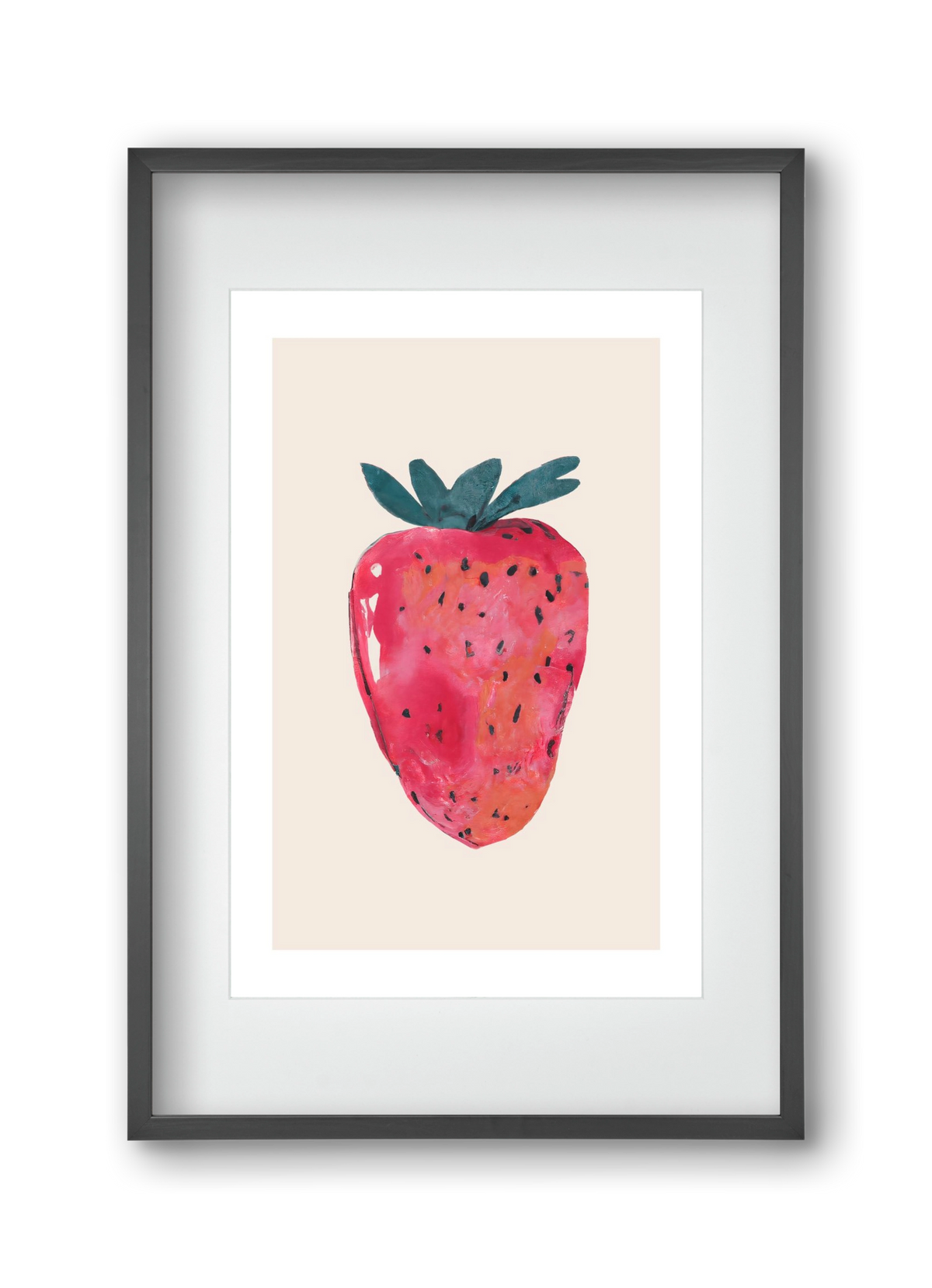 Fresa, 30x45 cm (20x30 cm), Fekete keret, paszpartuval