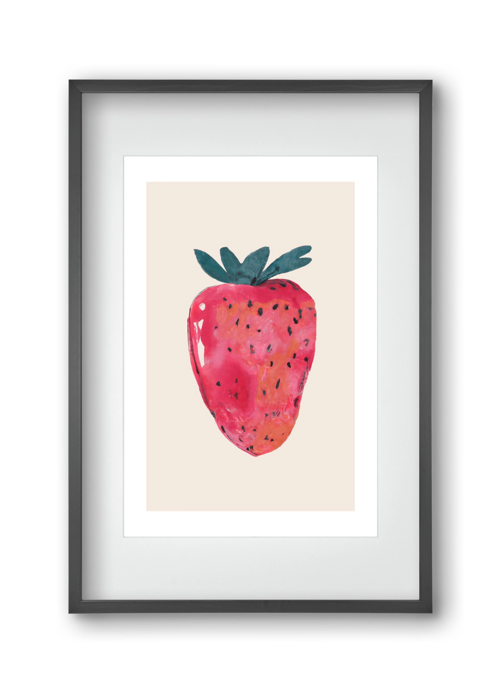 Fresa, 30x45 cm (20x30 cm), Fekete keret, paszpartuval