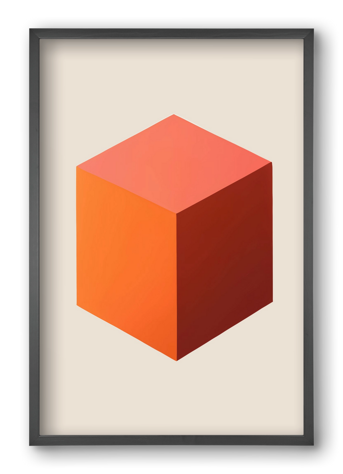 Cubus core, 40x60 cm (40x60 cm), Fekete keret