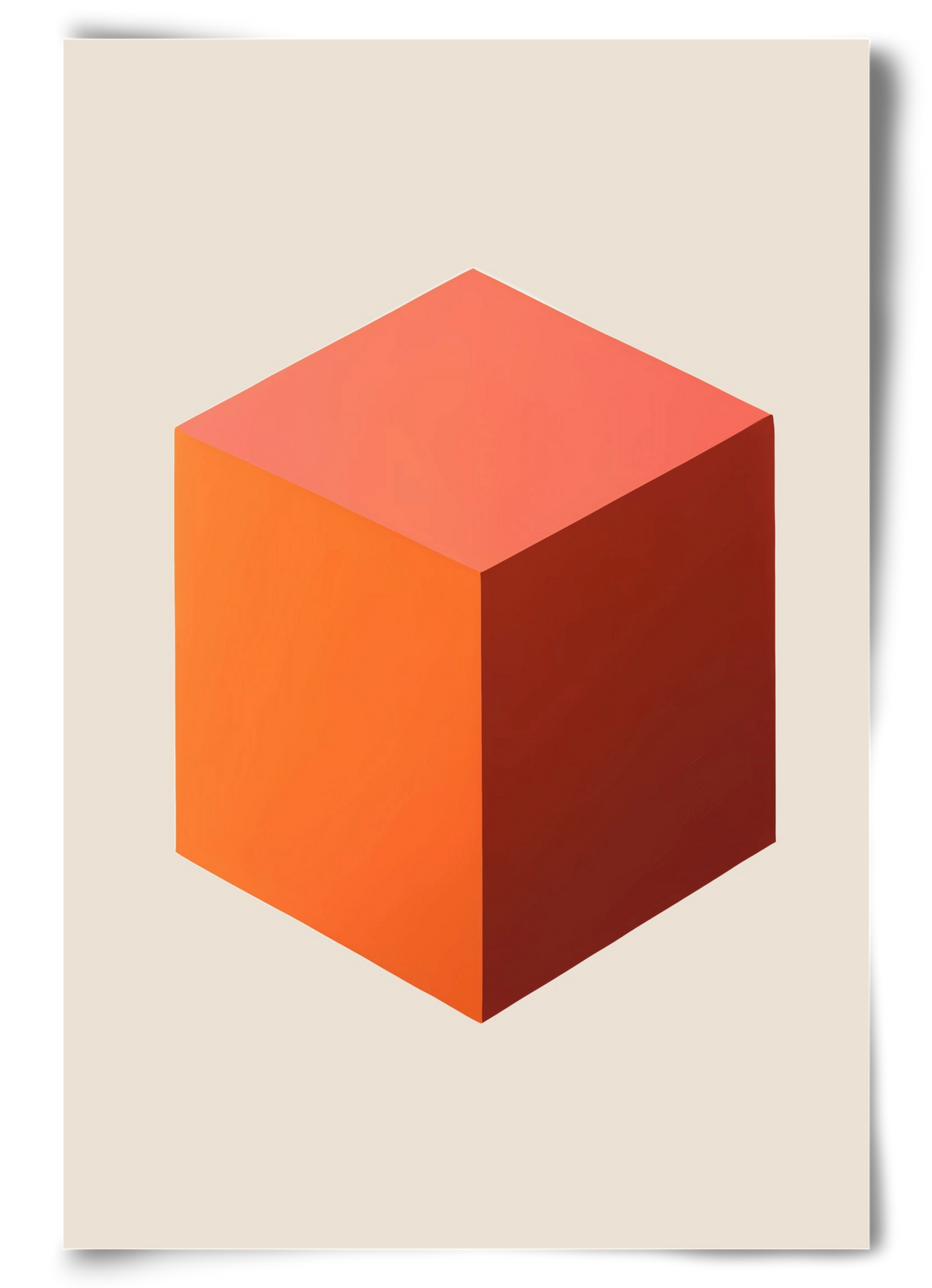 Cubus core, 60x90 cm, Keret nélkül