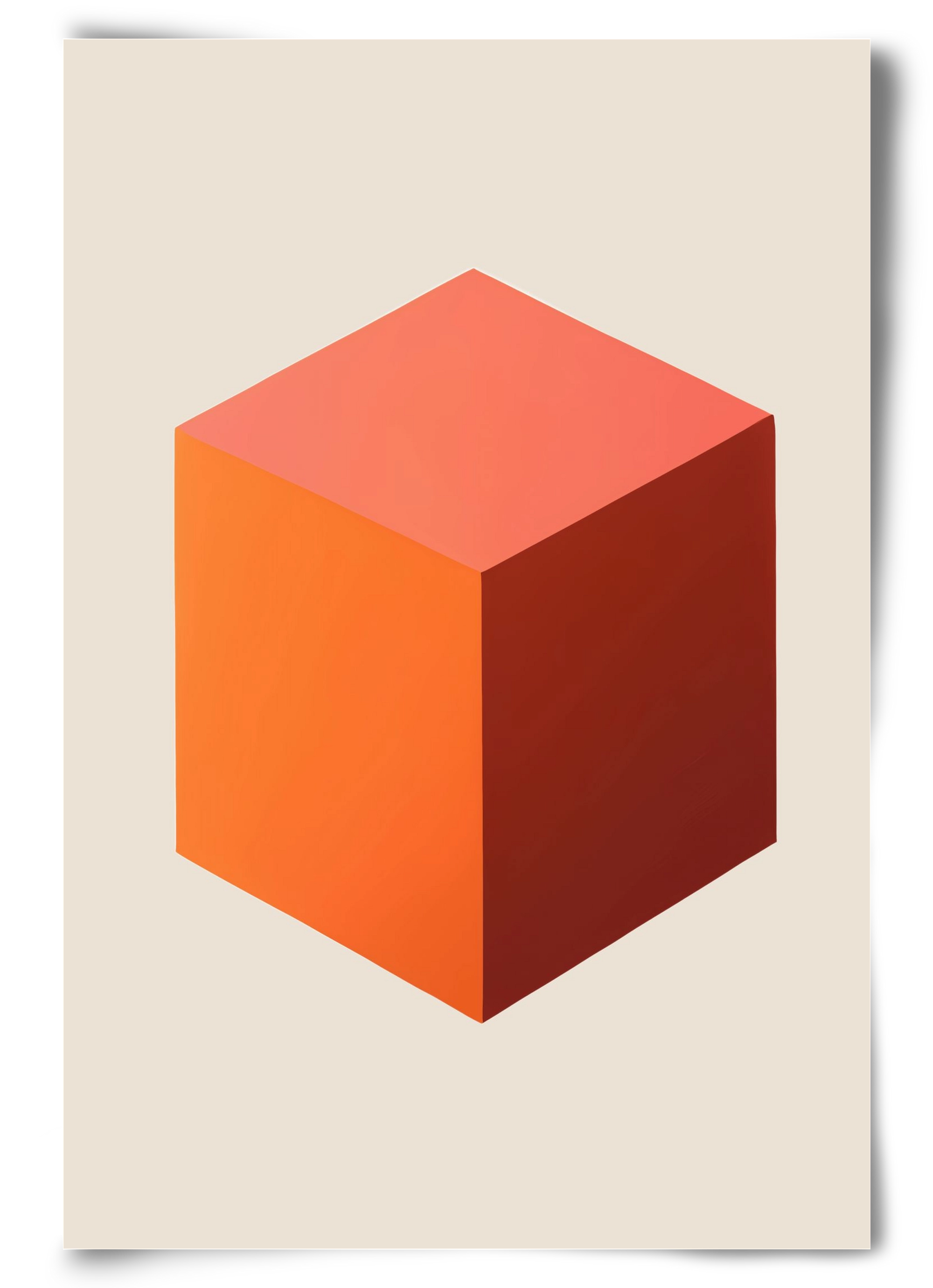 Cubus core, 60x90 cm, Keret nélkül