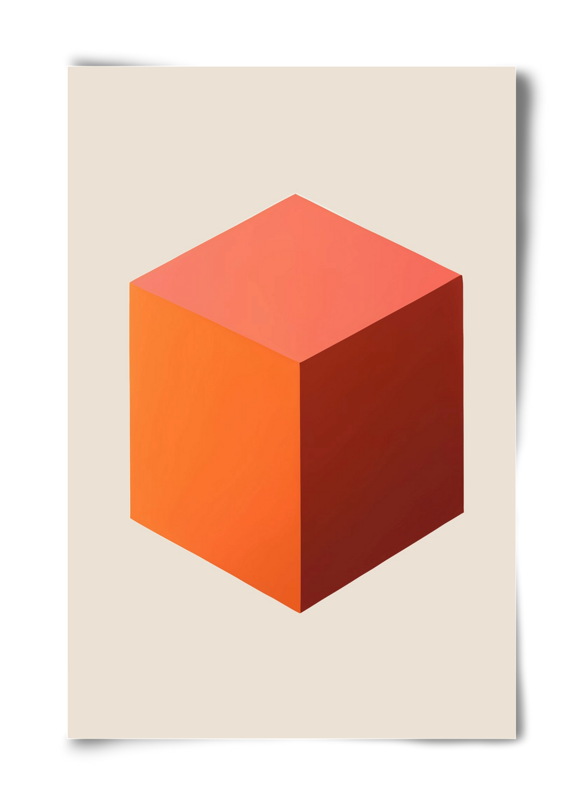 Cubus core, 40x60 cm, Keret nélkül