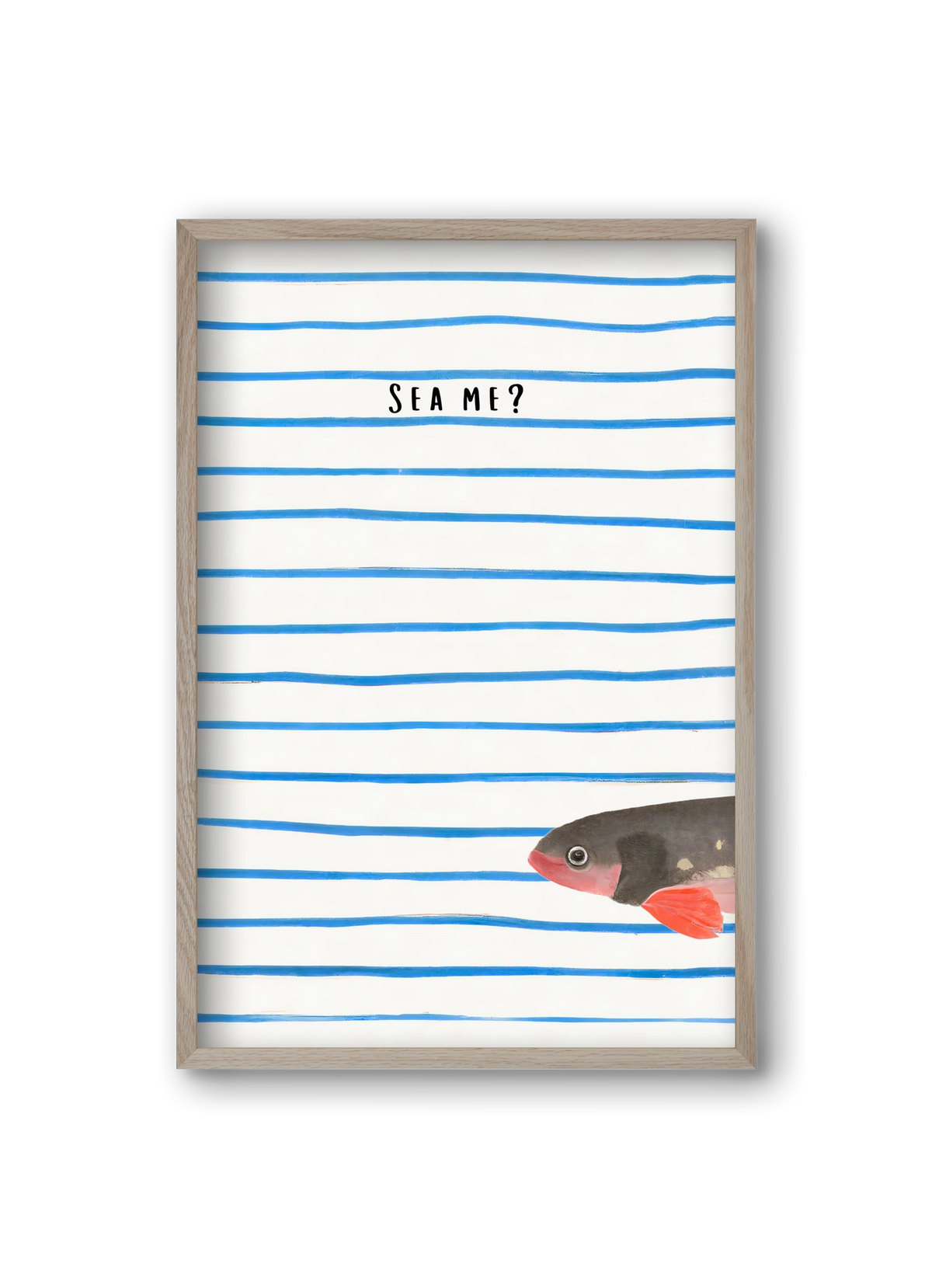 Sea me, 20x30 cm (20x30 cm), Tölgy keret