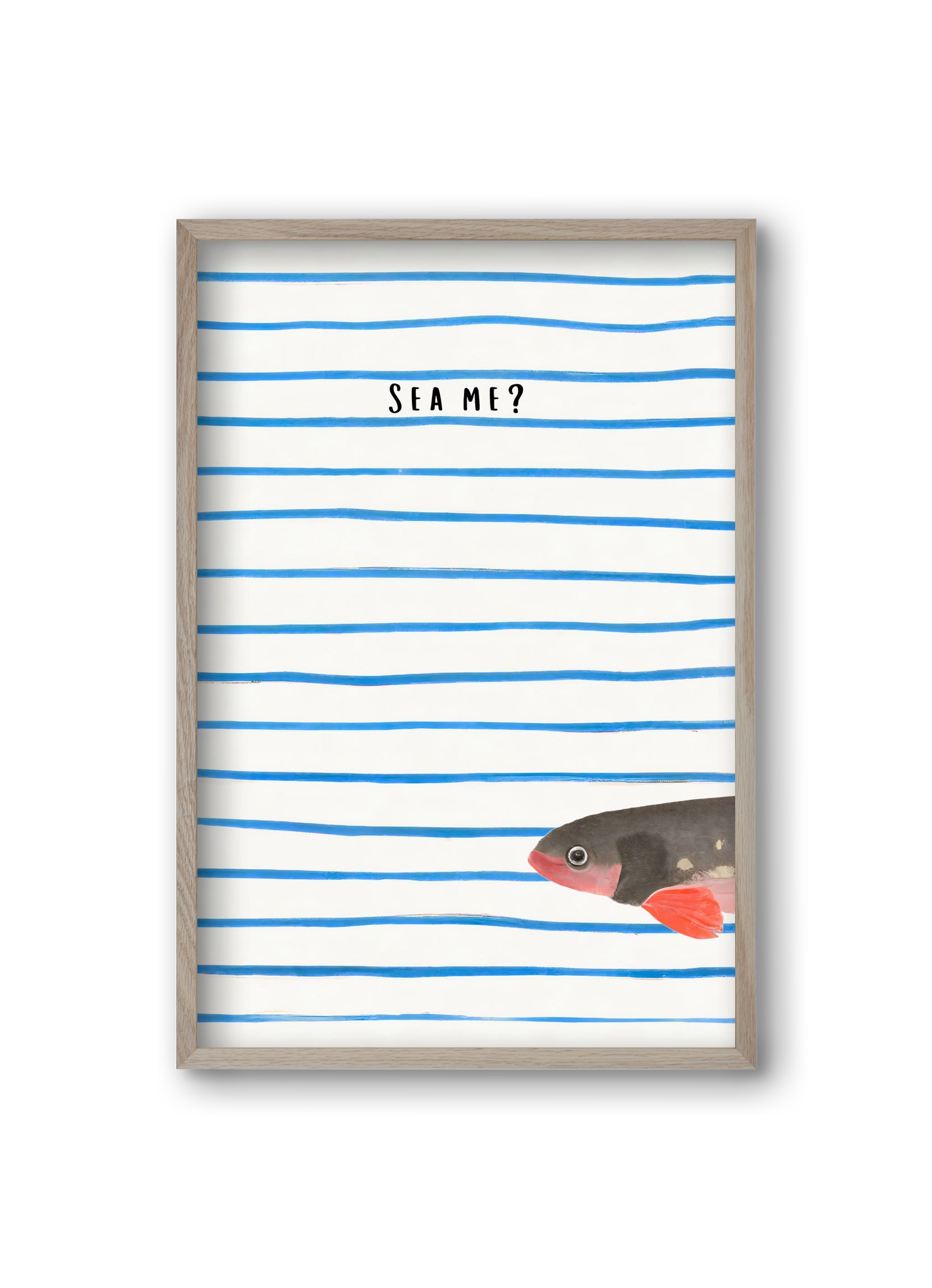 Sea me, 20x30 cm (20x30 cm), Tölgy keret