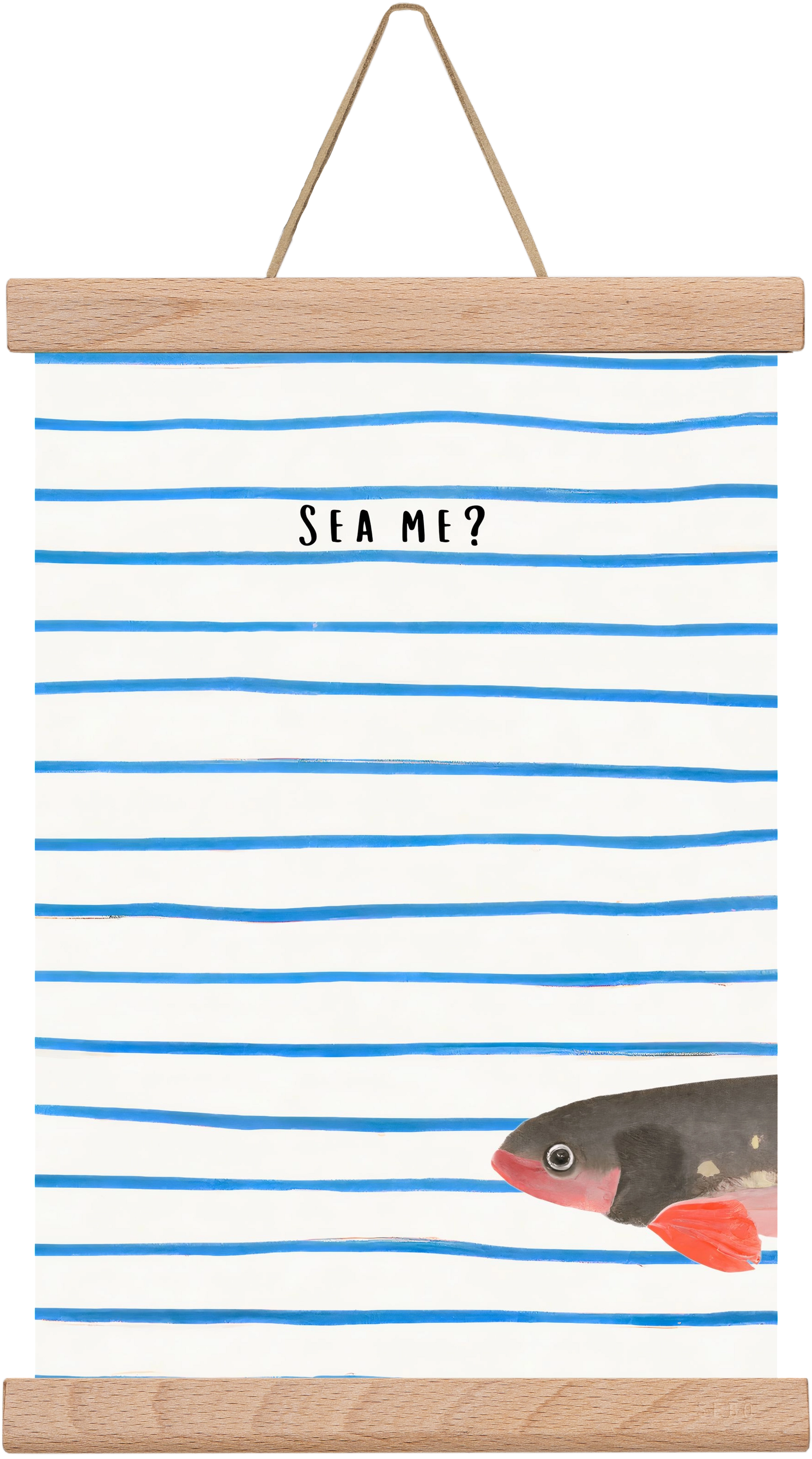 Sea me, 20x30 cm (20x30 cm), Tölgy akasztó