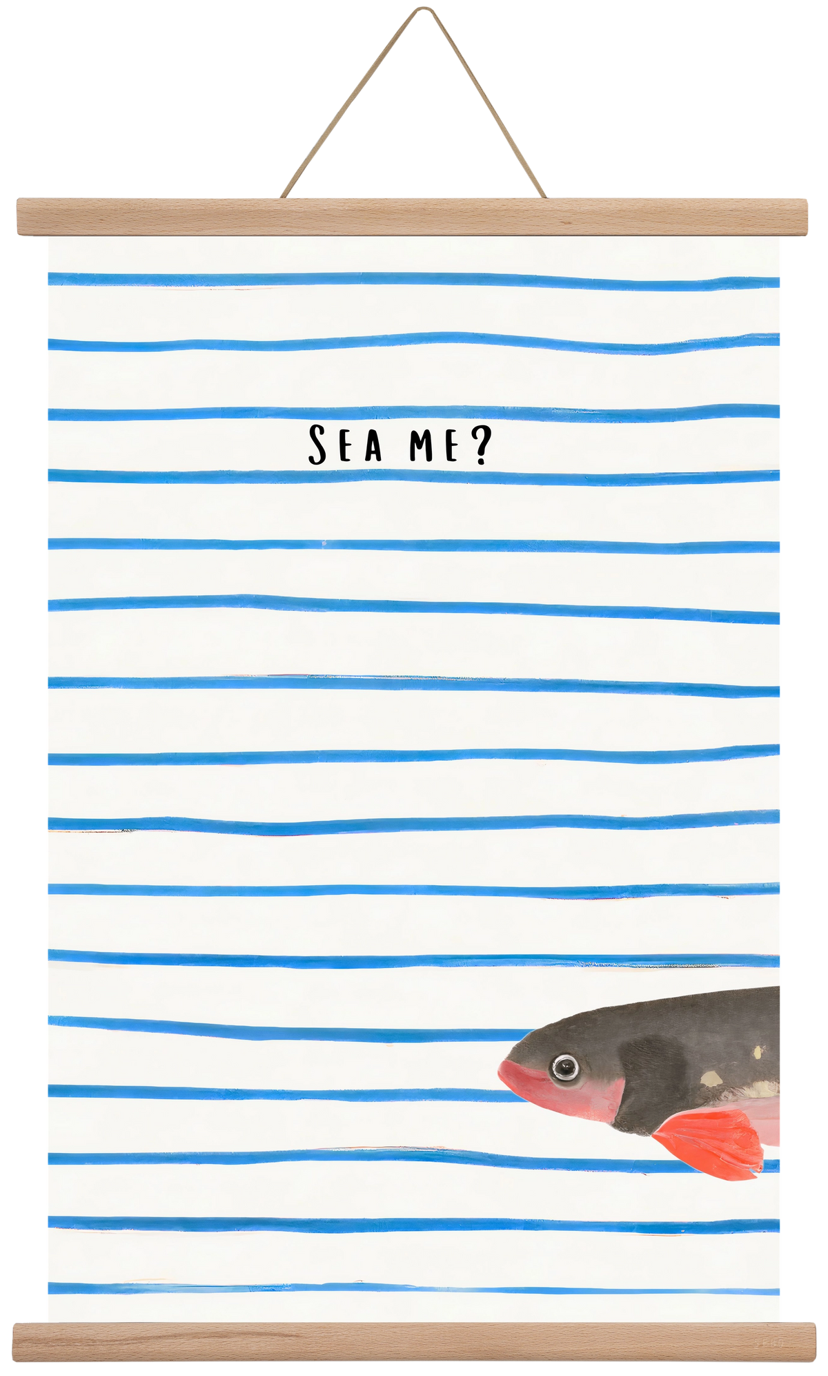 Sea me, 40x60 cm (40x60 cm), Tölgy akasztó