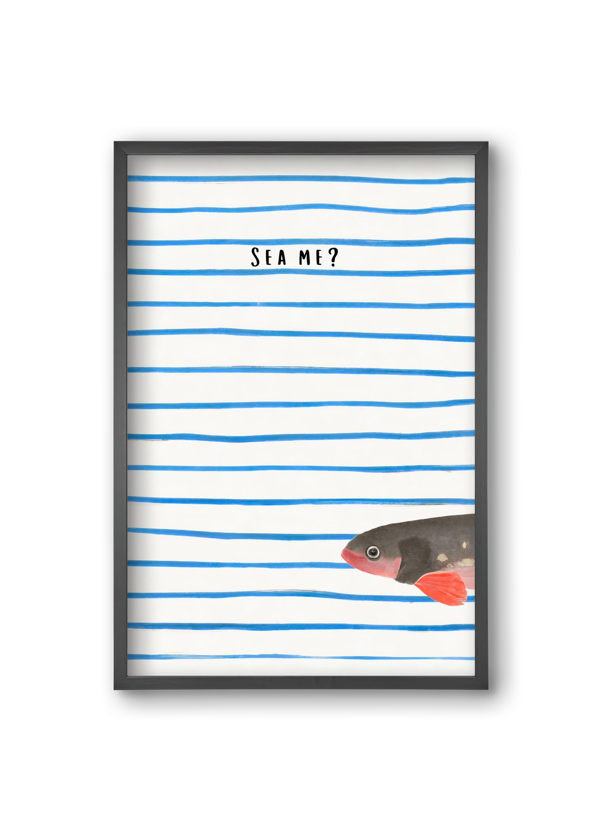 Sea me, 20x30 cm (20x30 cm), Fekete keret