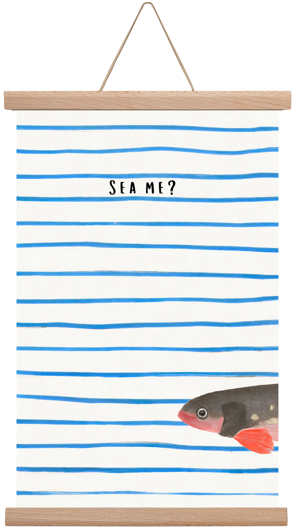 Sea me, 30x45 cm (30x45 cm), Tölgy akasztó