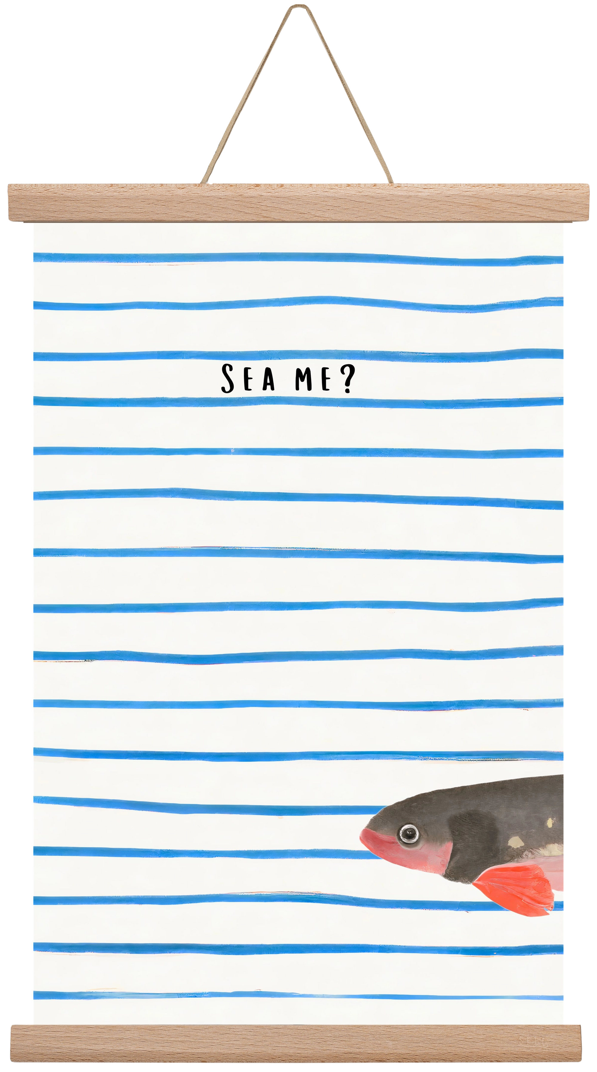 Sea me, 30x45 cm (30x45 cm), Tölgy akasztó