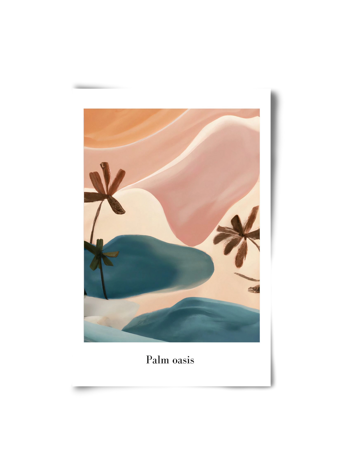 Palm Oasis , 20x30 cm, Keret nélkül