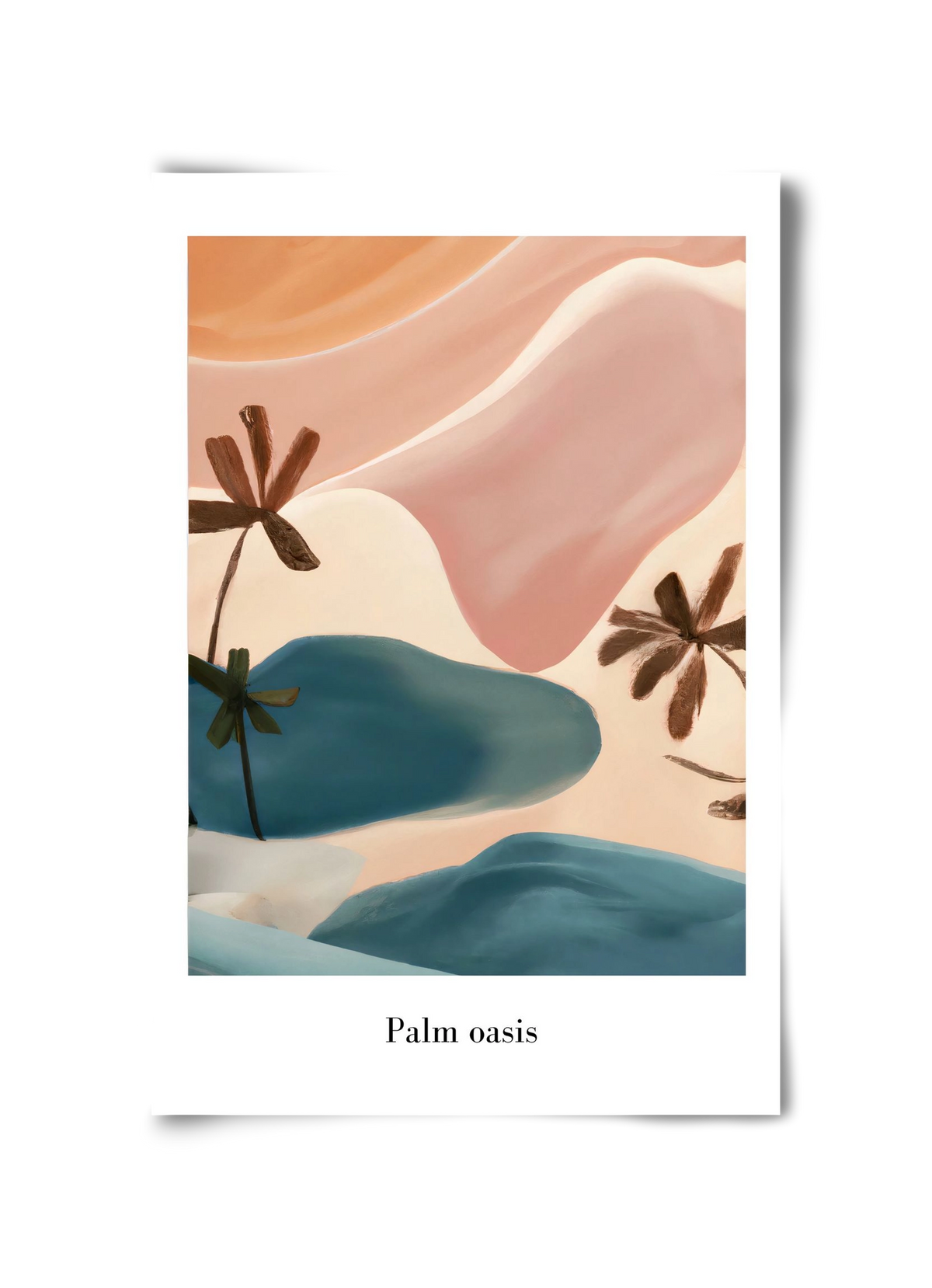 Palm Oasis , 30x45 cm, Keret nélkül