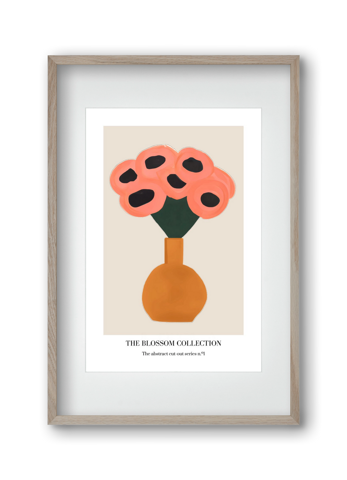 The blossom collection 1, 30x45 cm (20x30 cm), Tölgy keret, paszpartuval