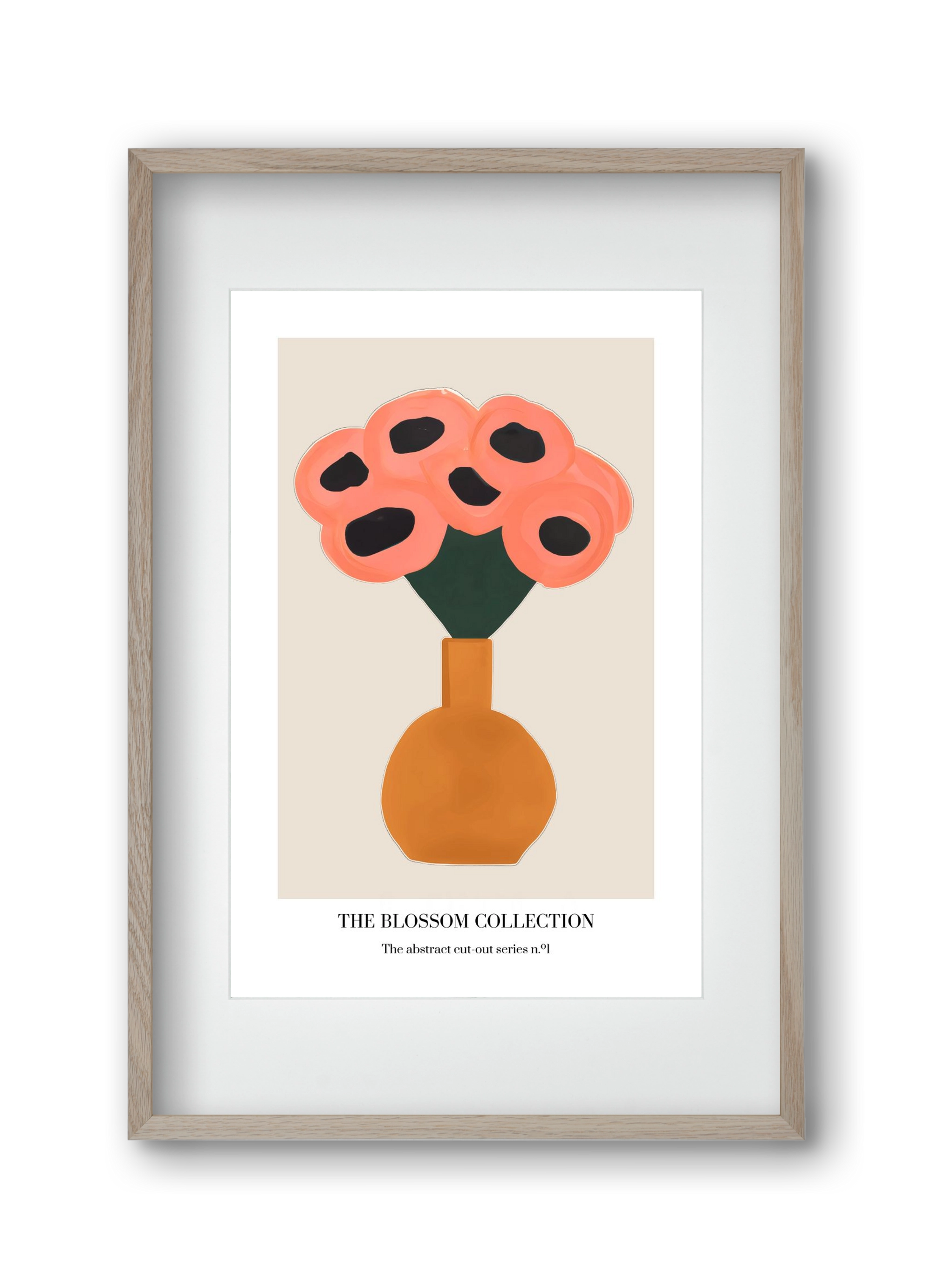 The blossom collection 1, 30x45 cm (20x30 cm), Tölgy keret, paszpartuval