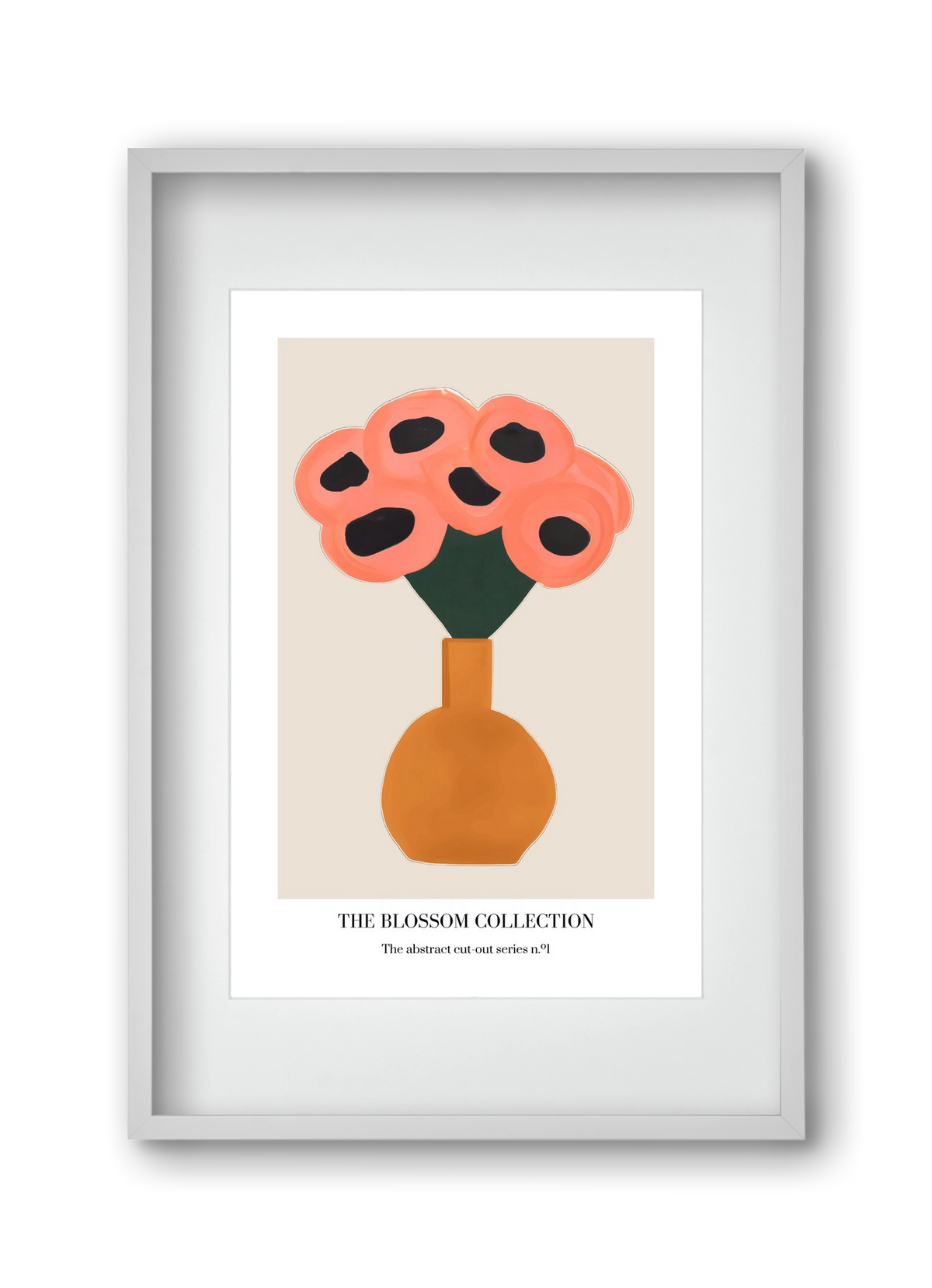 The blossom collection 1, 30x45 cm (20x30 cm), Fehér keret, paszpartuval