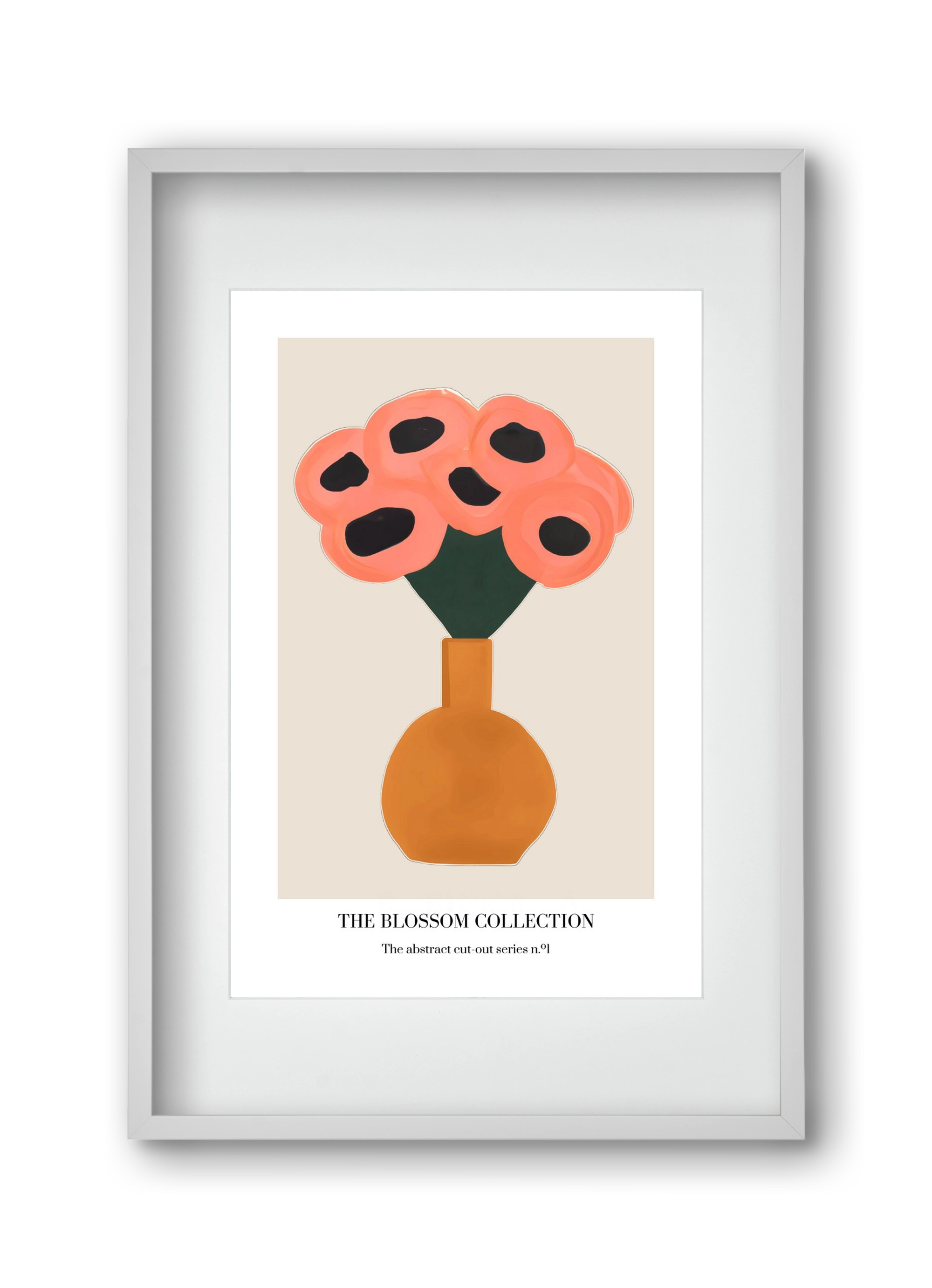 The blossom collection 1, 30x45 cm (20x30 cm), Fehér keret, paszpartuval