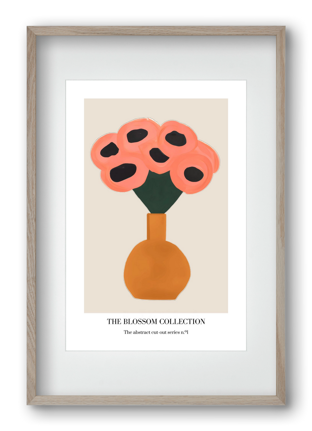 The blossom collection 1, 40x60 cm (30x45 cm), Tölgy keret, paszpartuval