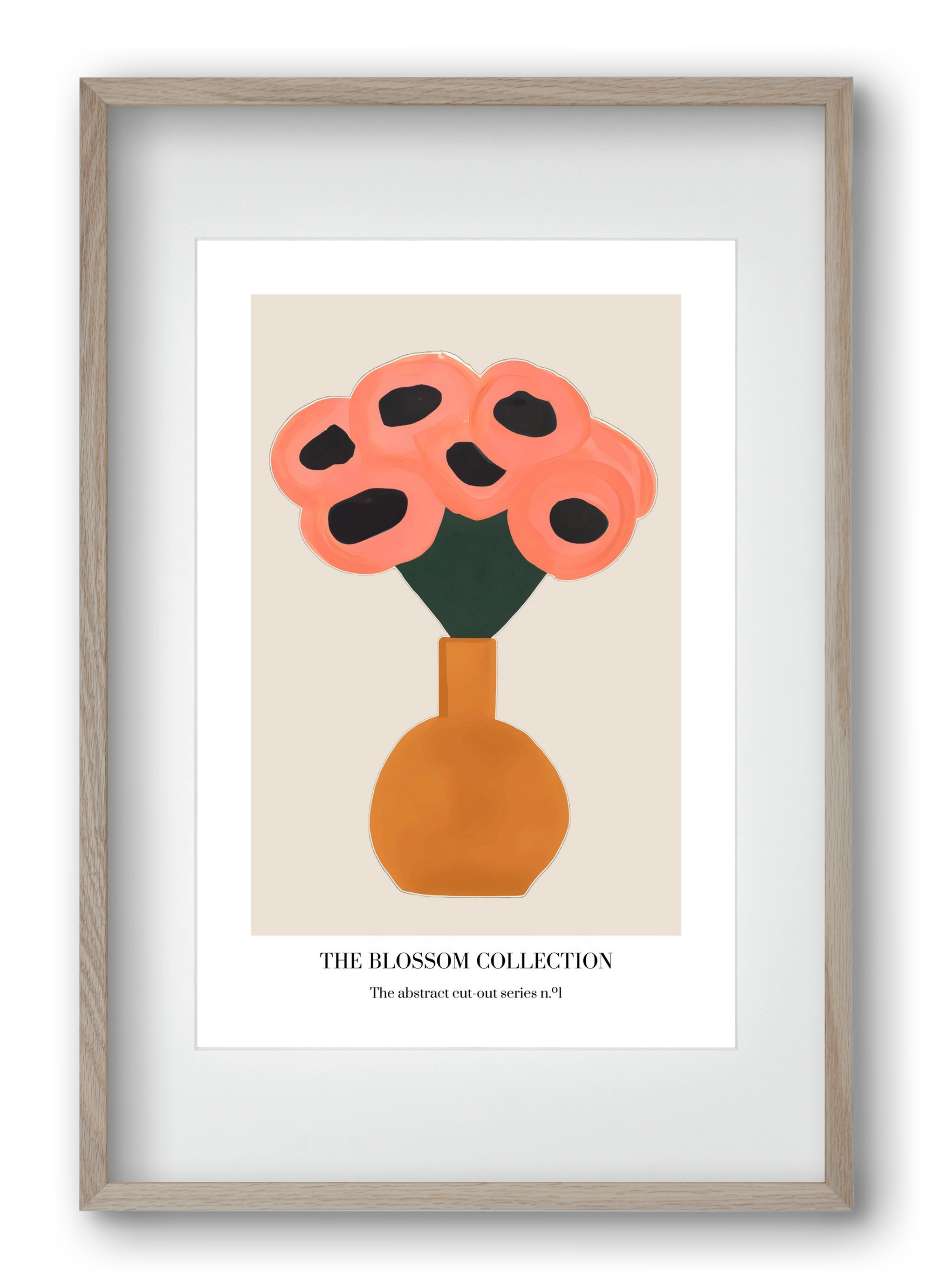 The blossom collection 1, 40x60 cm (30x45 cm), Tölgy keret, paszpartuval