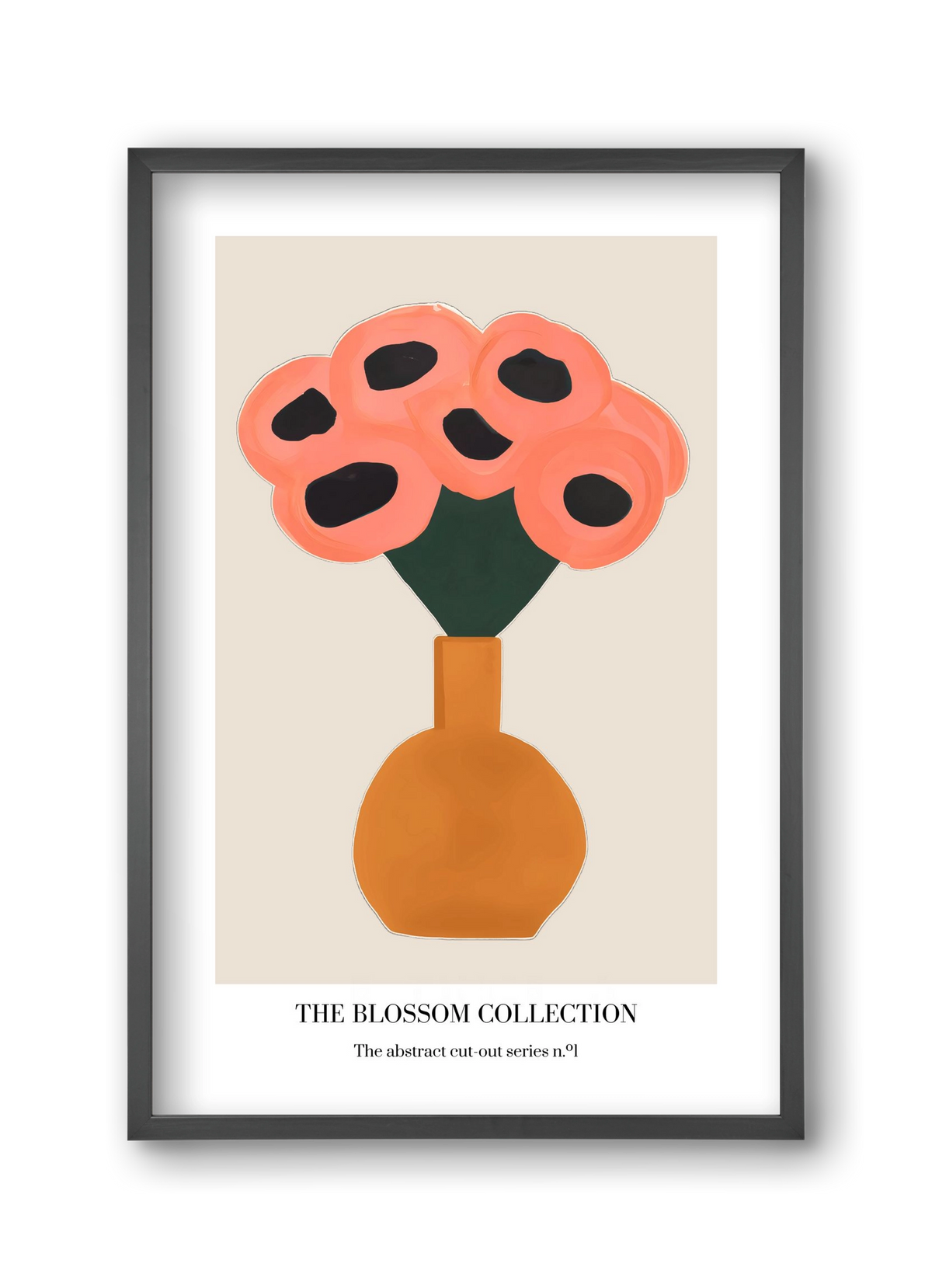 The blossom collection 1, 30x45 cm (30x45 cm), Fekete keret