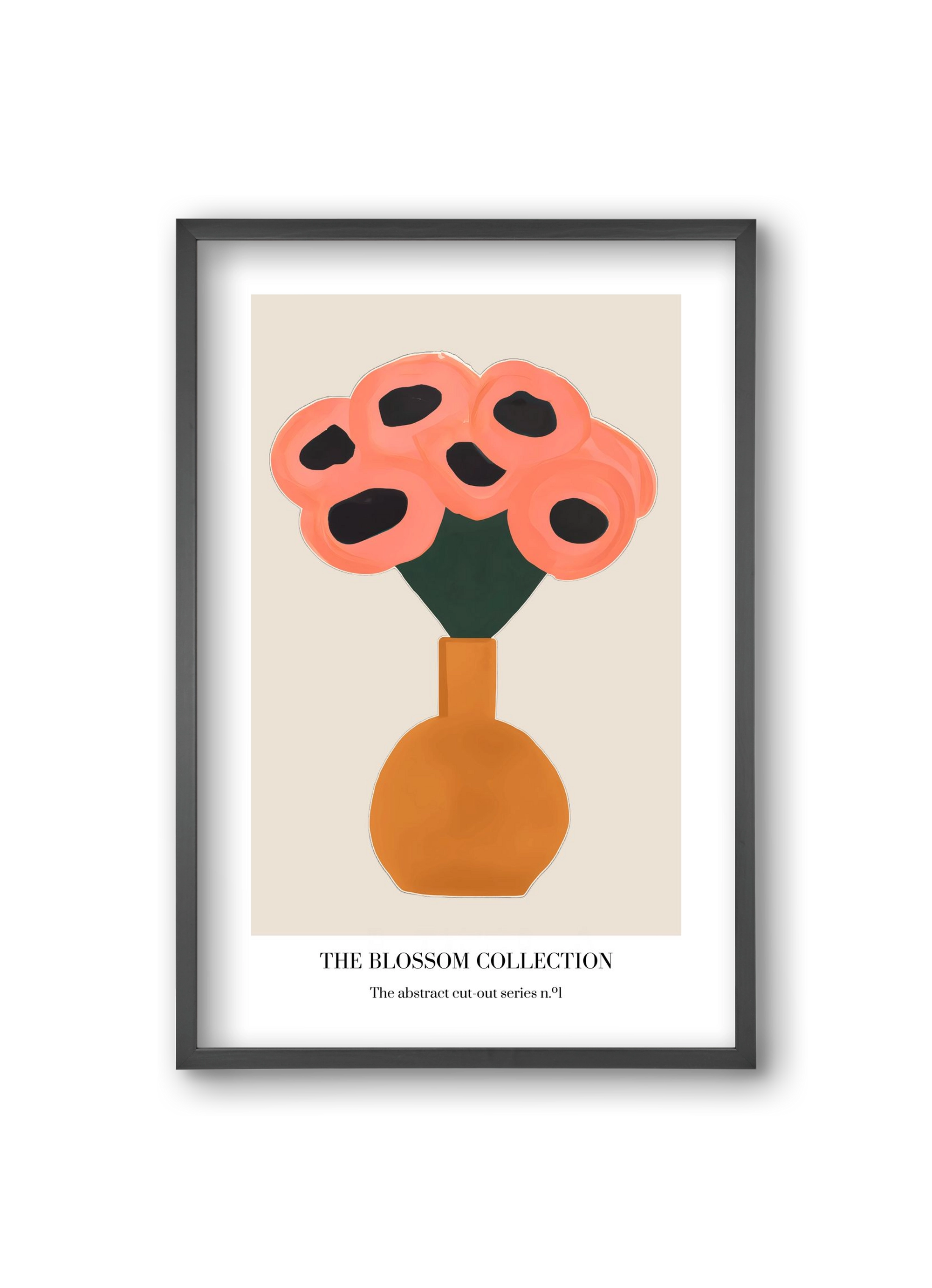 The blossom collection 1, 20x30 cm (20x30 cm), Fekete keret