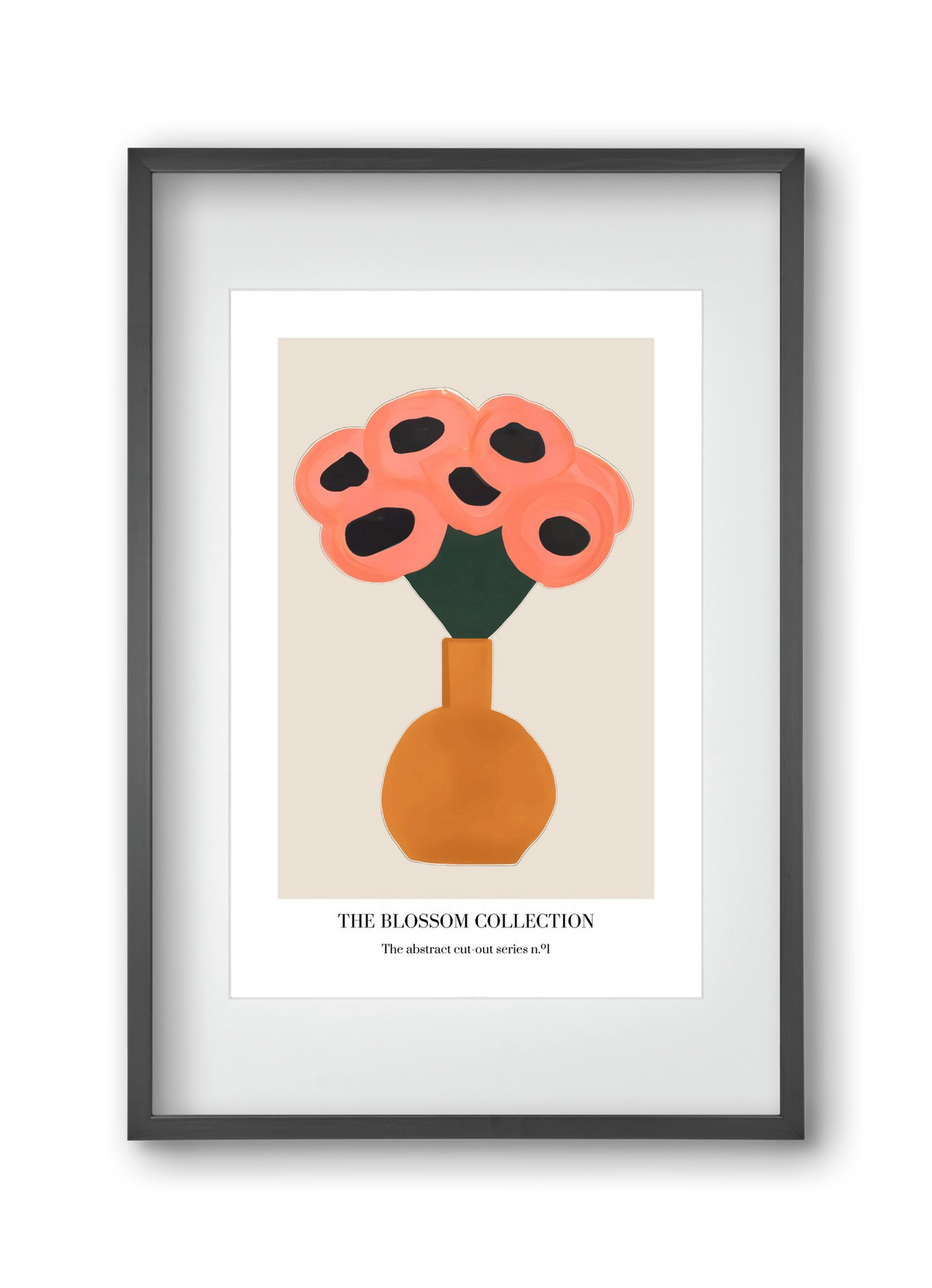 The blossom collection 1, 30x45 cm (20x30 cm), Fekete keret, paszpartuval