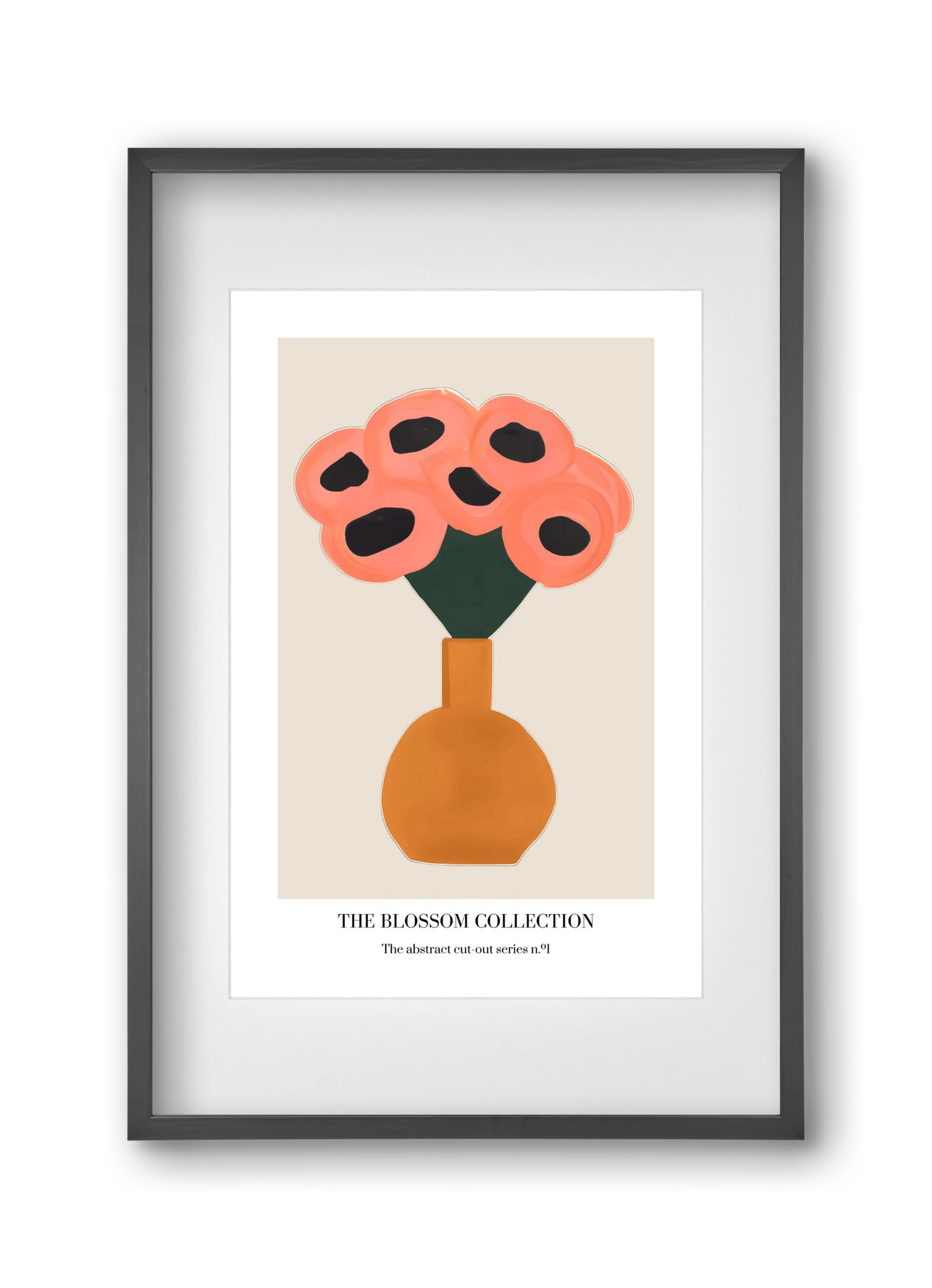 The blossom collection 1, 30x45 cm (20x30 cm), Fekete keret, paszpartuval