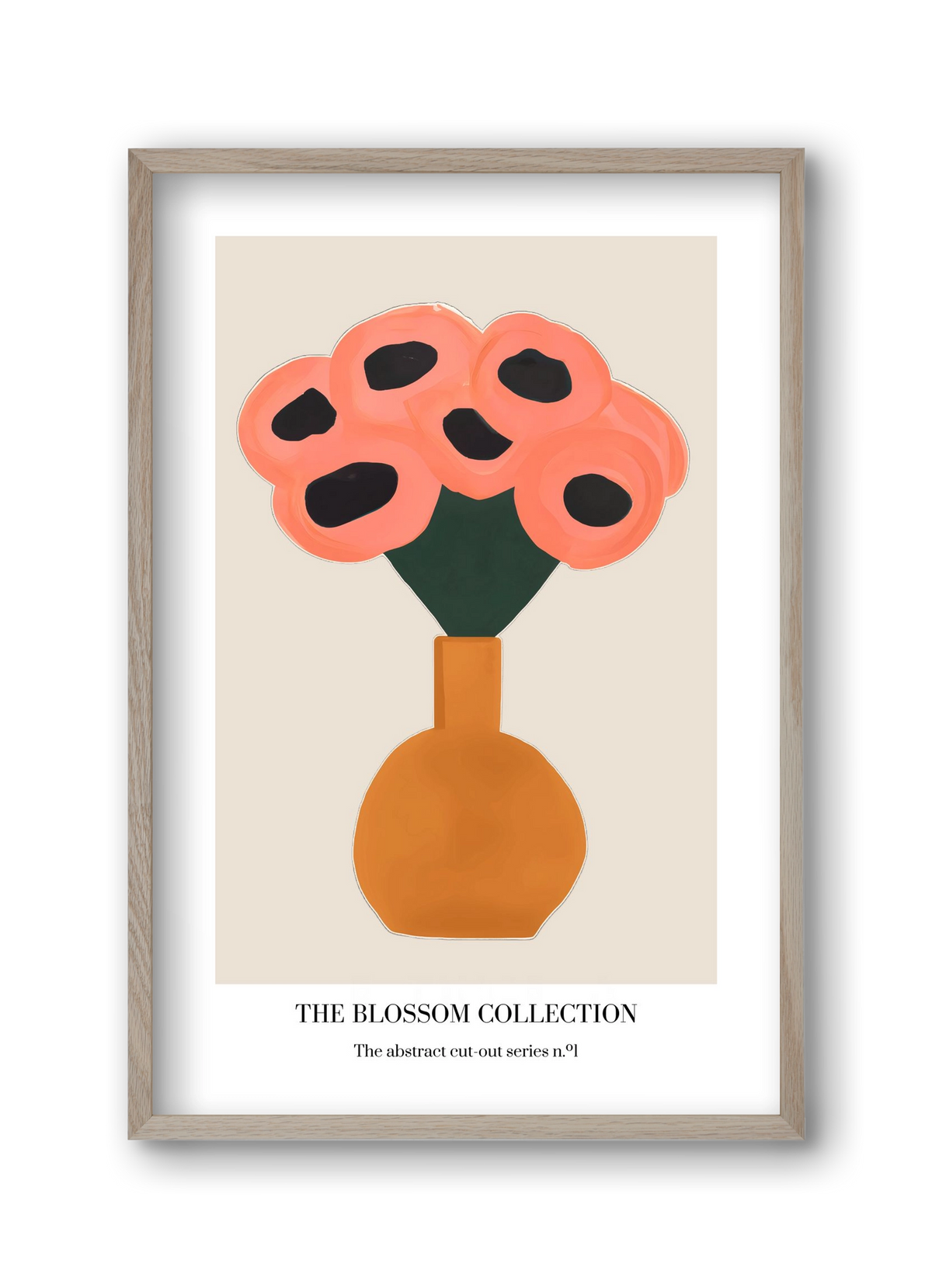 The blossom collection 1, 30x45 cm (30x45 cm), Tölgy keret