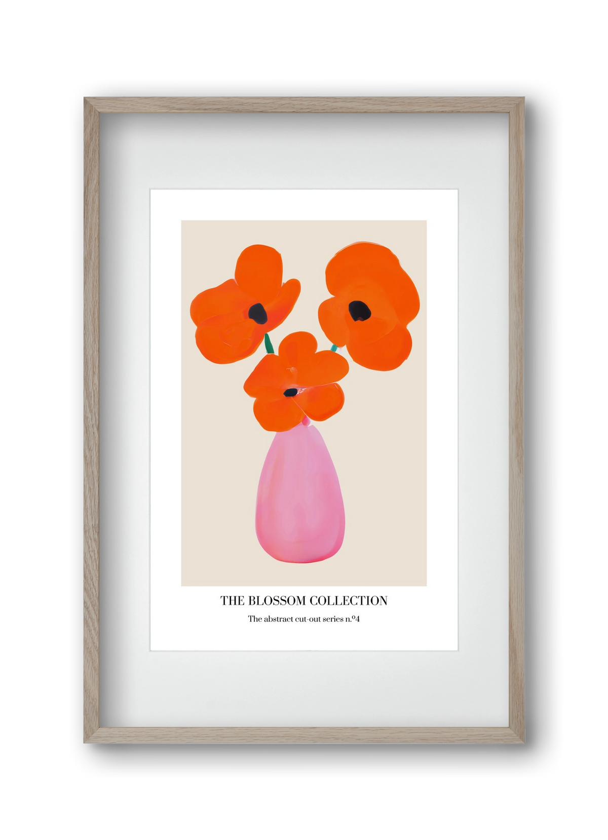 The blossom collection 4, 30x45 cm (20x30 cm), Tölgy keret, paszpartuval