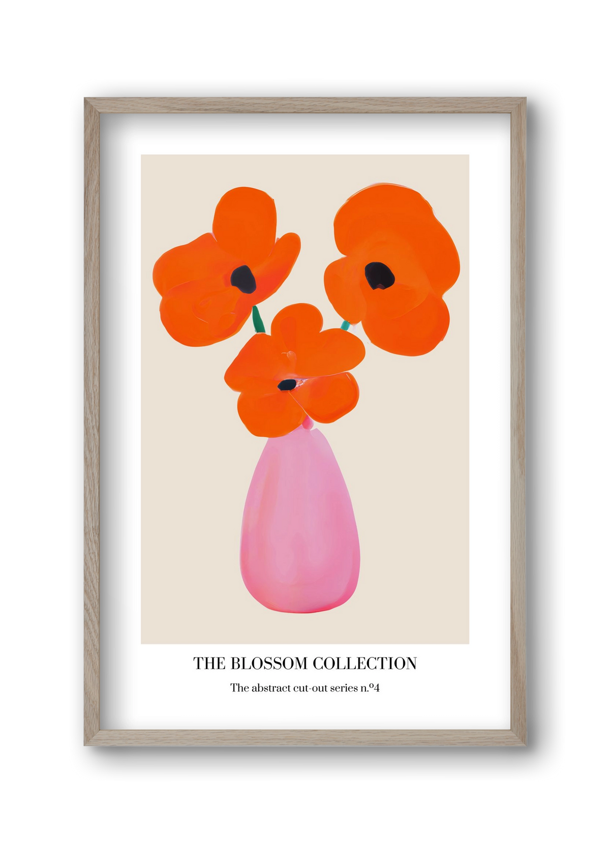 The blossom collection 4, 30x45 cm (30x45 cm), Tölgy keret