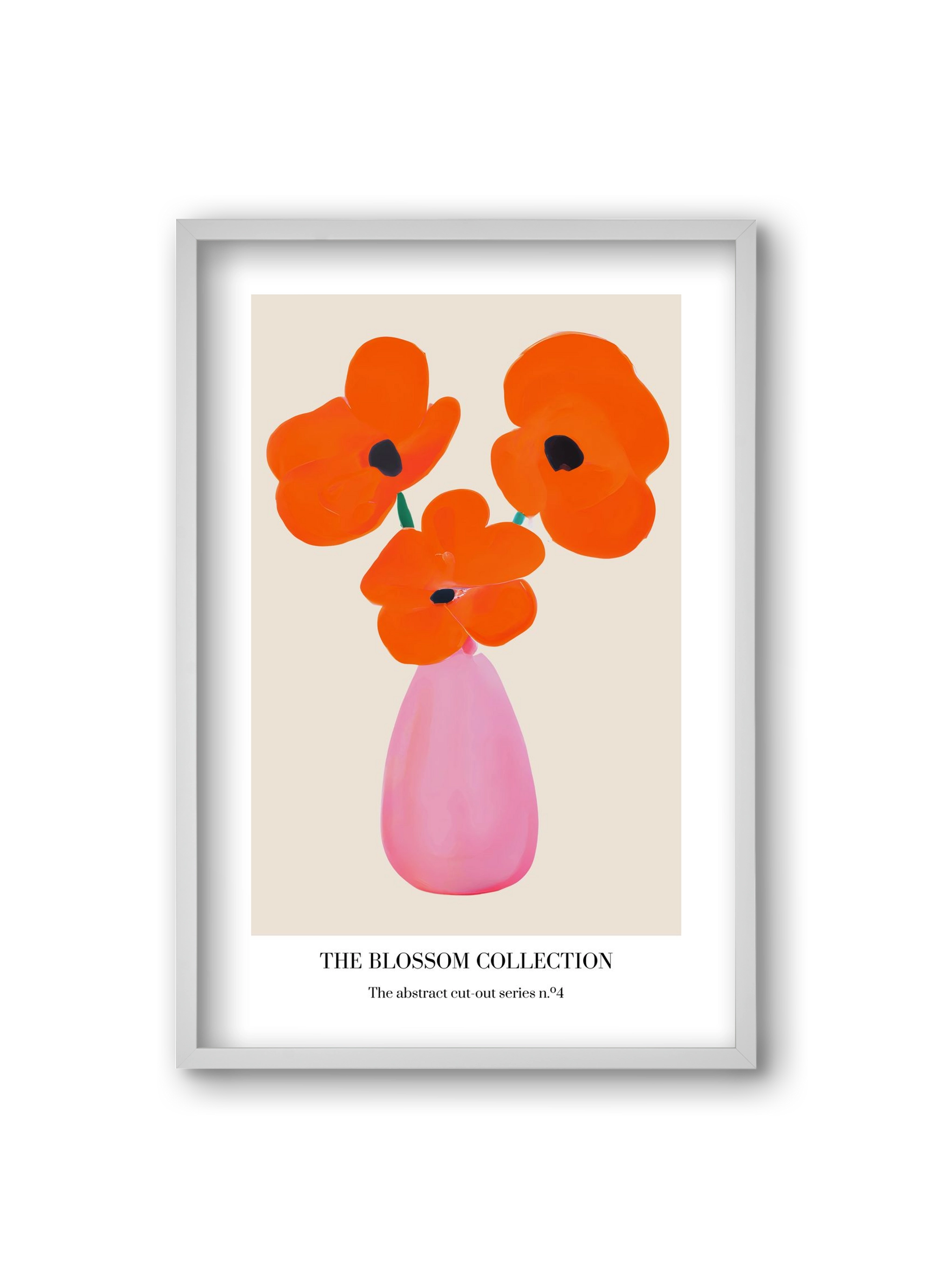 The blossom collection 4, 20x30 cm (20x30 cm), Fehér keret