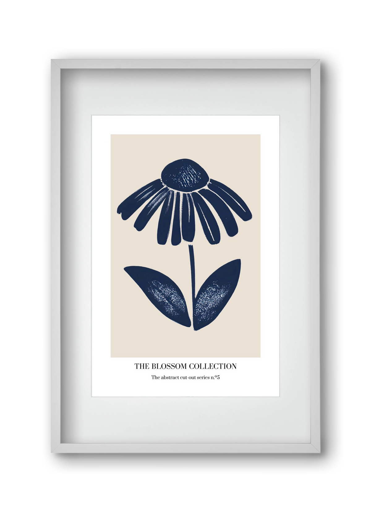 The blossom collection 5, 30x45 cm (20x30 cm), Fehér keret, paszpartuval