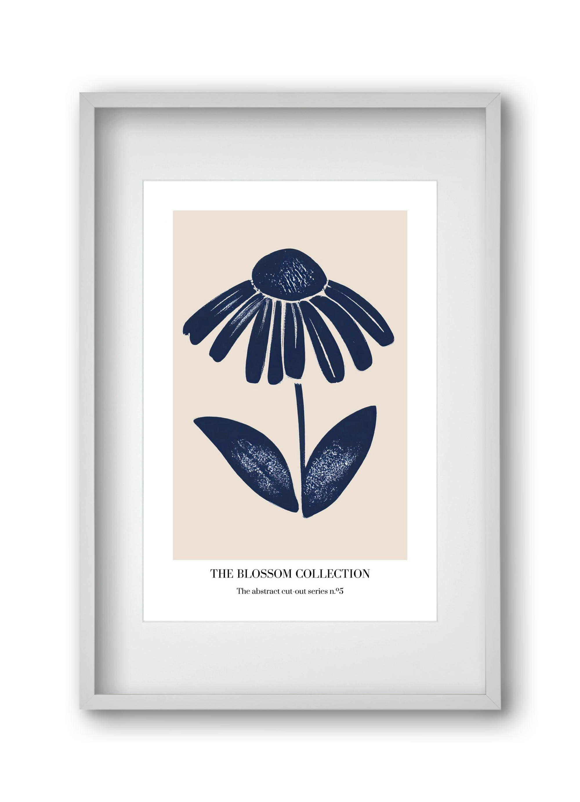 The blossom collection 5, 30x45 cm (20x30 cm), Fehér keret, paszpartuval