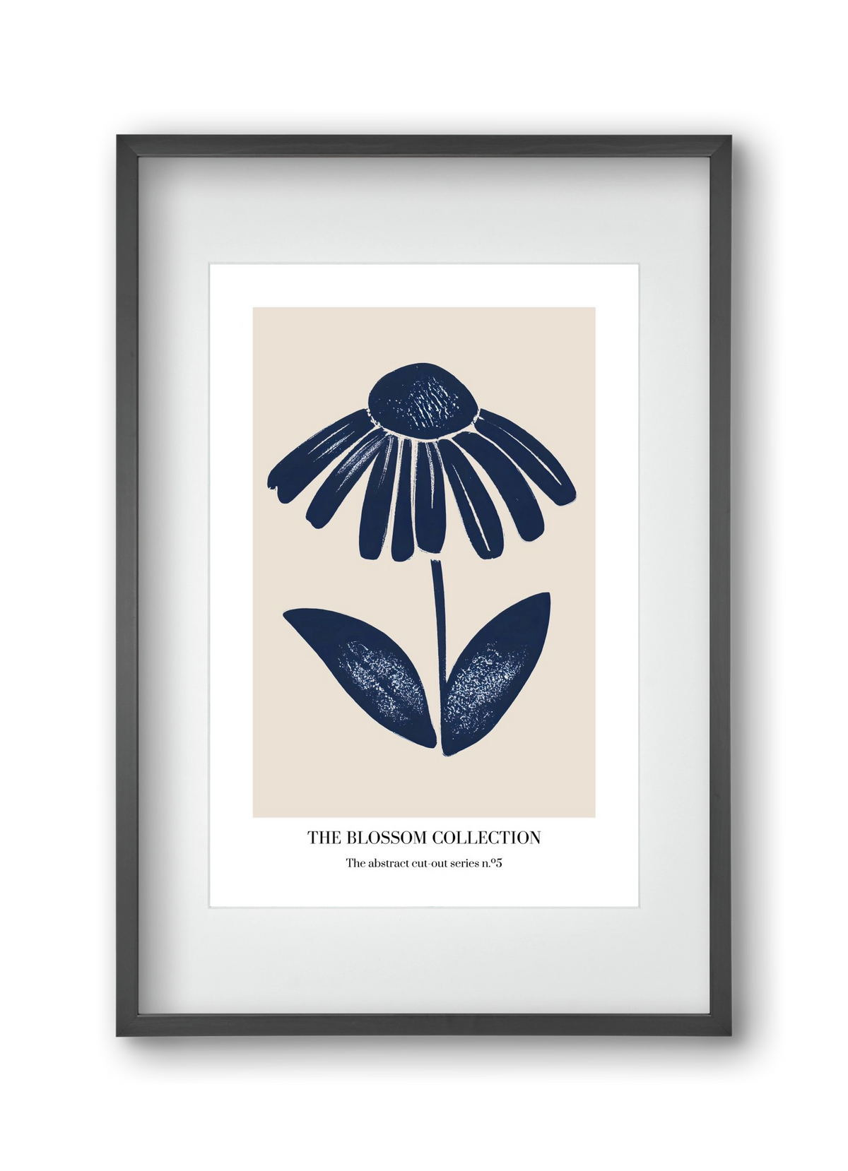 The blossom collection 5, 30x45 cm (20x30 cm), Fekete keret, paszpartuval