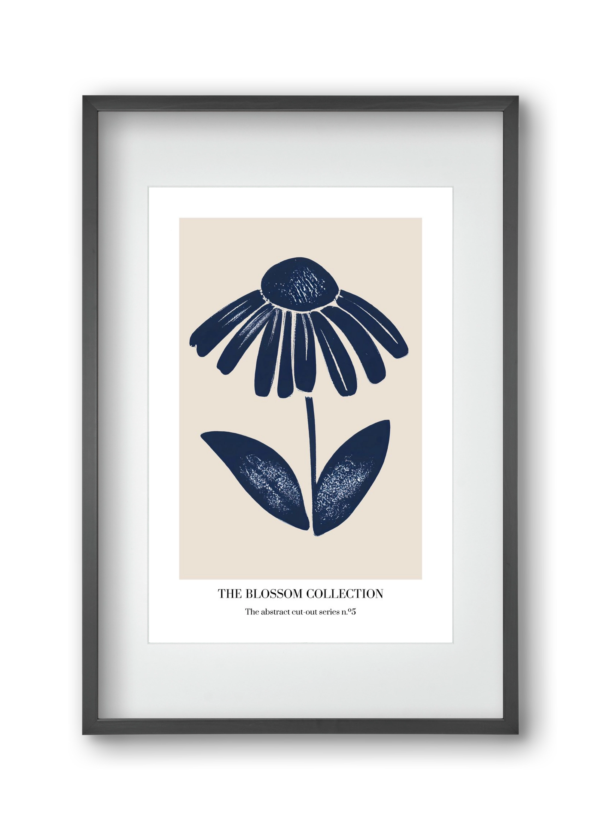 The blossom collection 5, 30x45 cm (20x30 cm), Fekete keret, paszpartuval