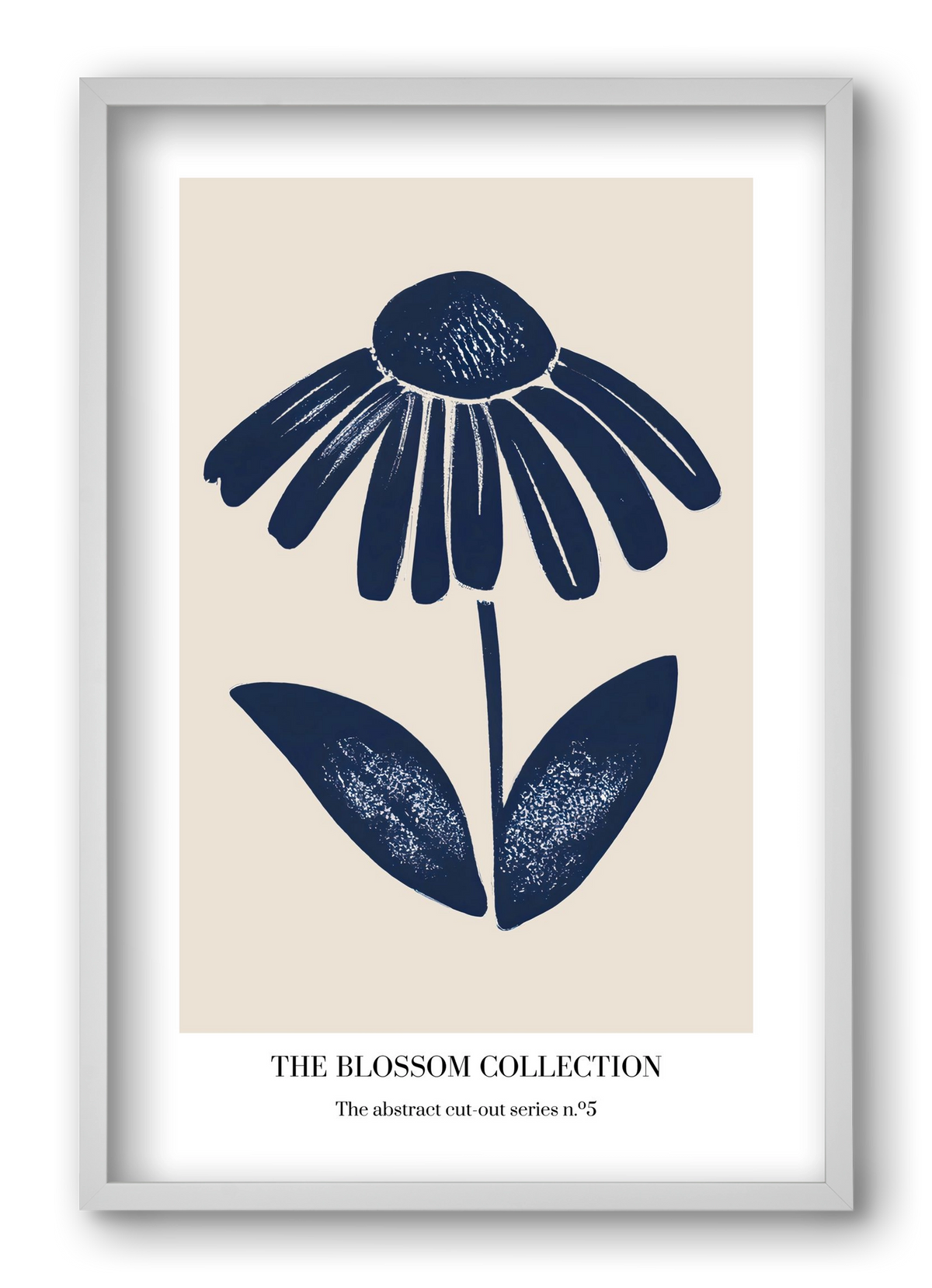 The blossom collection 5, 40x60 cm (40x60 cm), Fehér keret