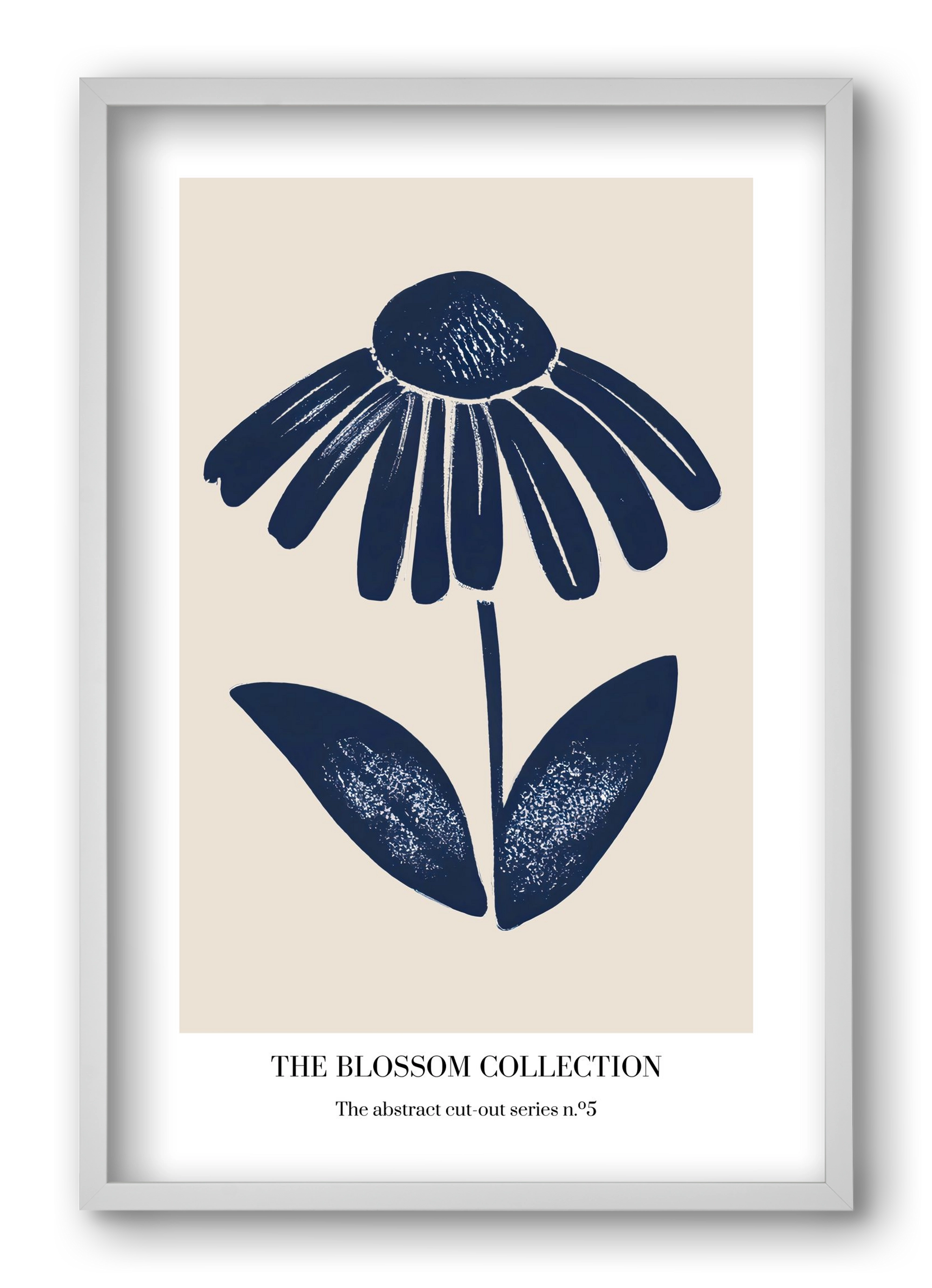 The blossom collection 5, 40x60 cm (40x60 cm), Fehér keret